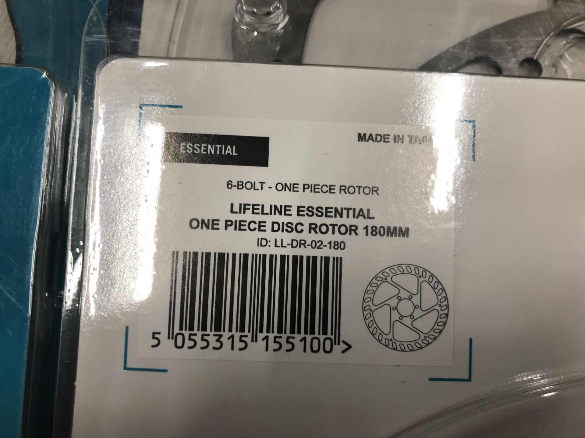 4 x Lifeline Essential 180mm One Piece Disc Rotors - 6 Bolt - Image 3 of 3