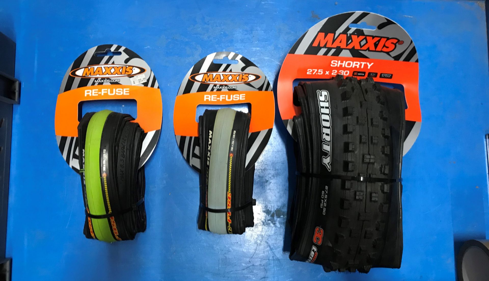 8 x Various Maxxis & Mavis Compund Bike Tyres