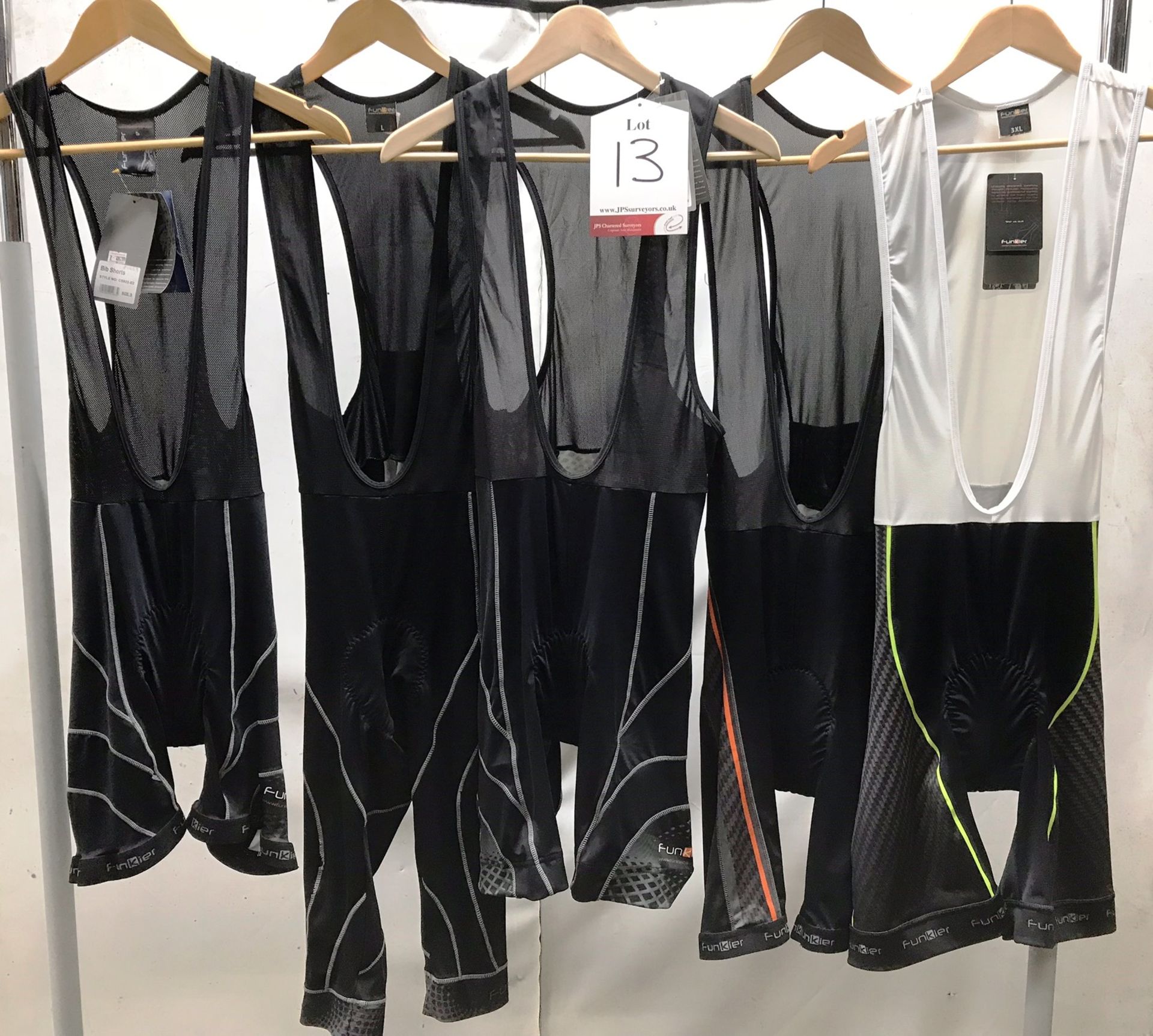 5 x Mens Funkier bib shorts - various styles & sizes