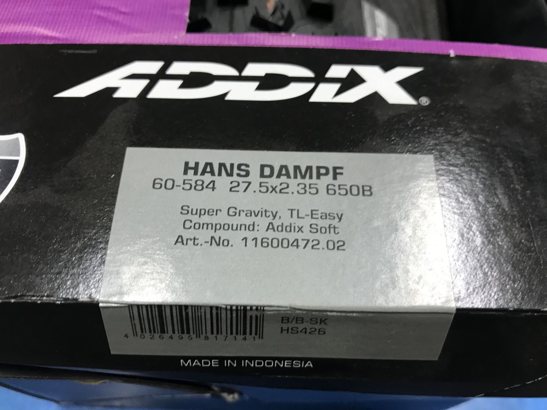 Schwalbe Addix Hans Dampf 27.5" Compound Tyres & Reusable Tyre Booster - Image 3 of 5