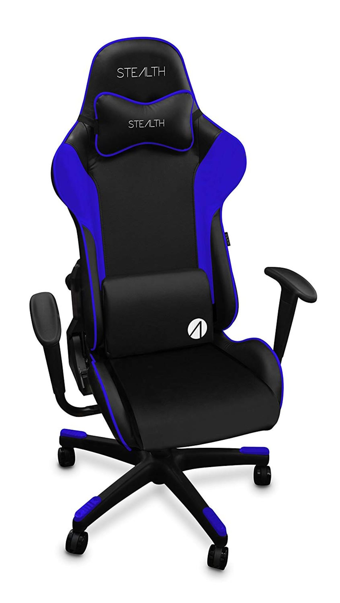 10 x STEALTH Challenger Series Advanced Gaming Chair Maximum Comfort - Blue | @ RRP £111.28 | Total: