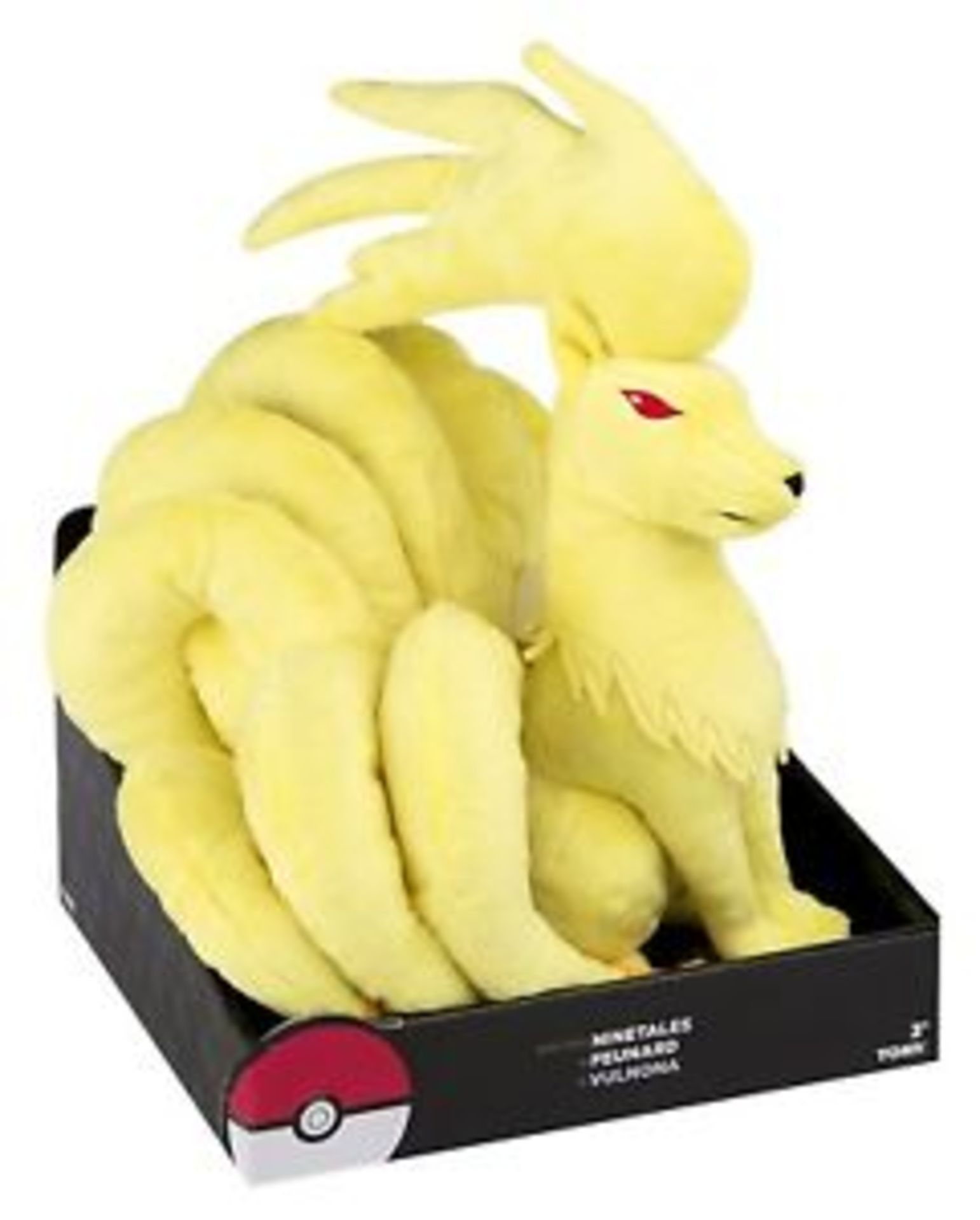74 x Tomy Children Gifts Jumbo Pokemon Ninetales Plush Toy With Stand | @ RRP £ 12.16 | Total: £899.