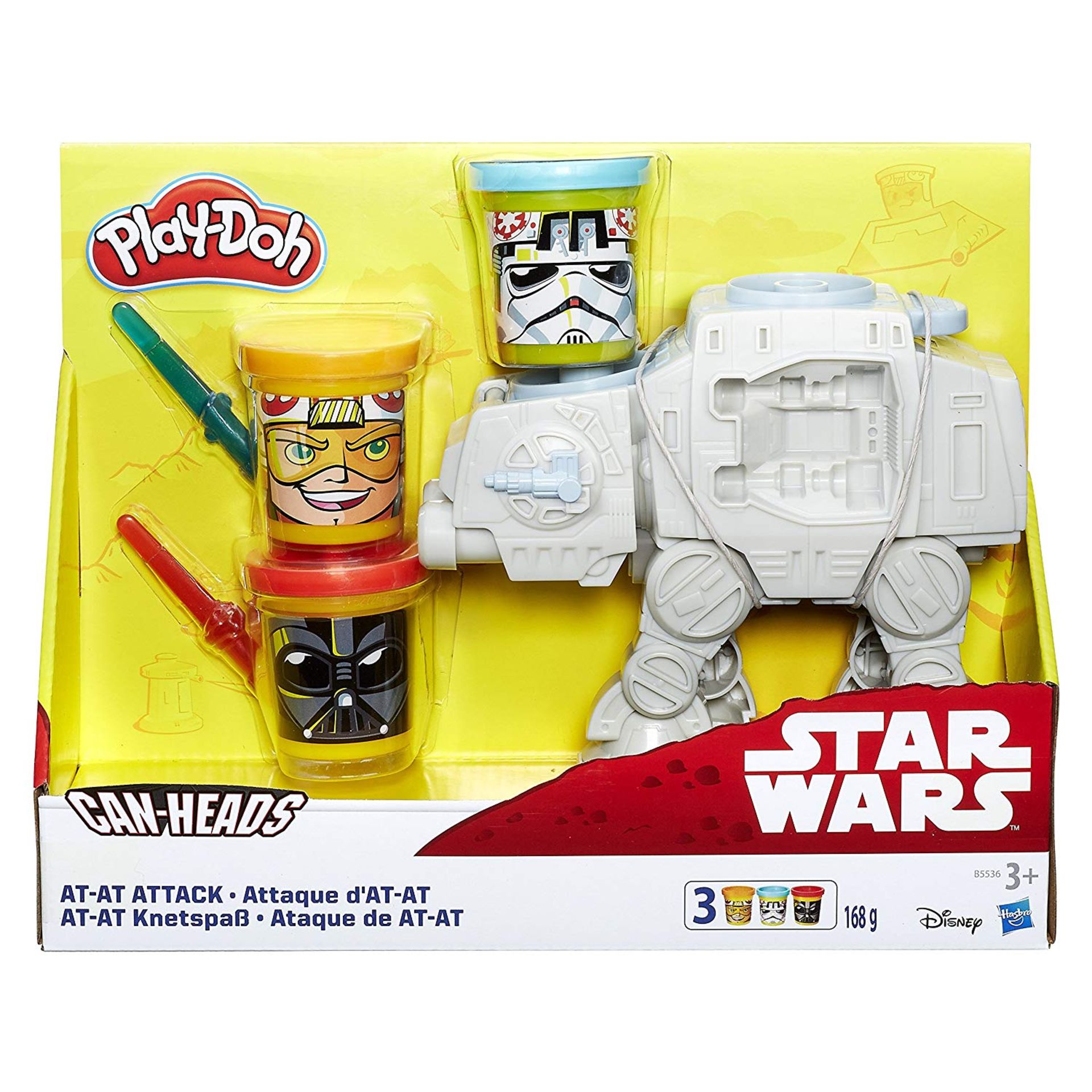 288 x Play-Doh Star Wars AT-AT Attack with Can-Heads by Play-Doh | @ RRP £13.75 | Total: £3,960