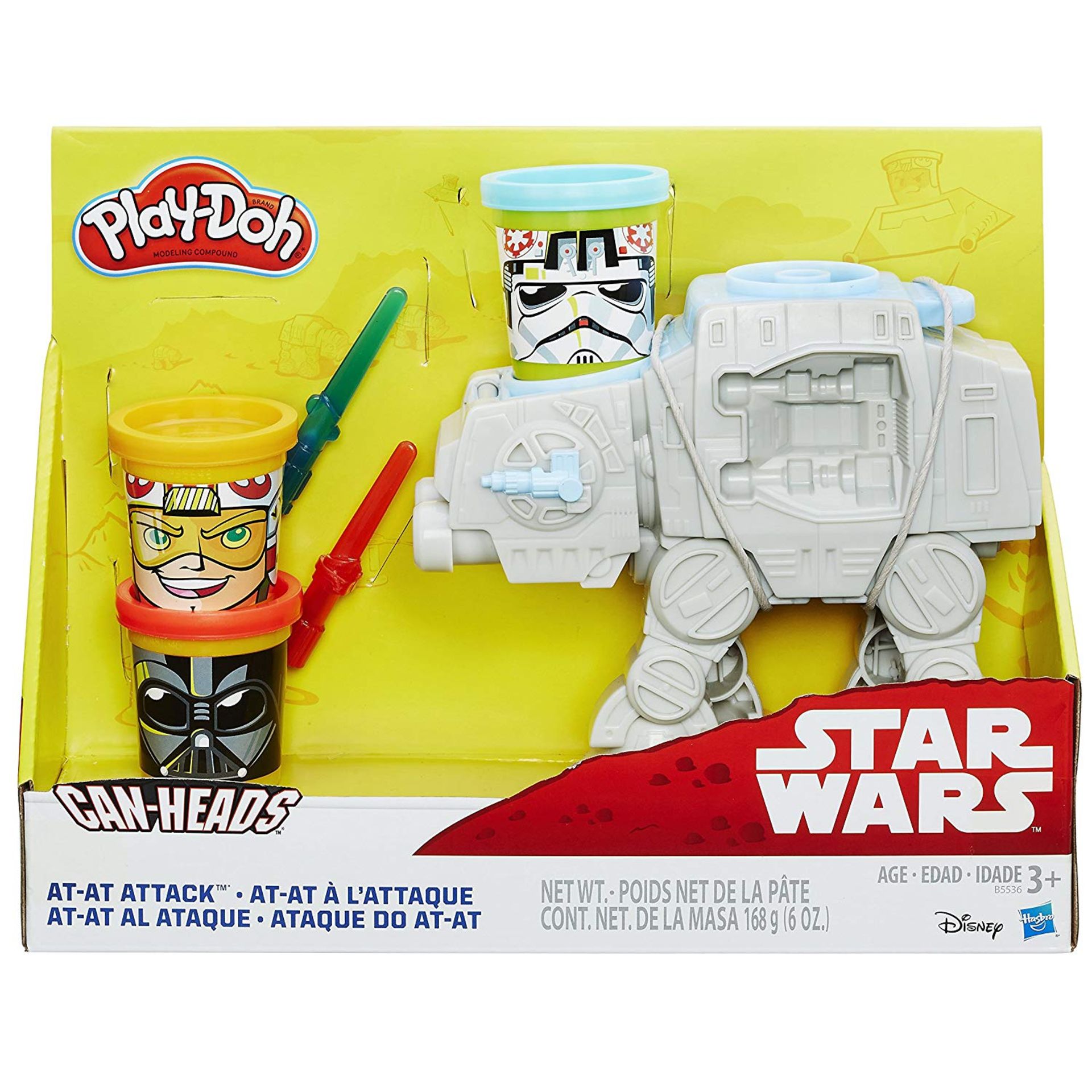 240 X Play-Doh Star Wars AT-AT Attack with Can-Heads by Play-Doh RRP £3300