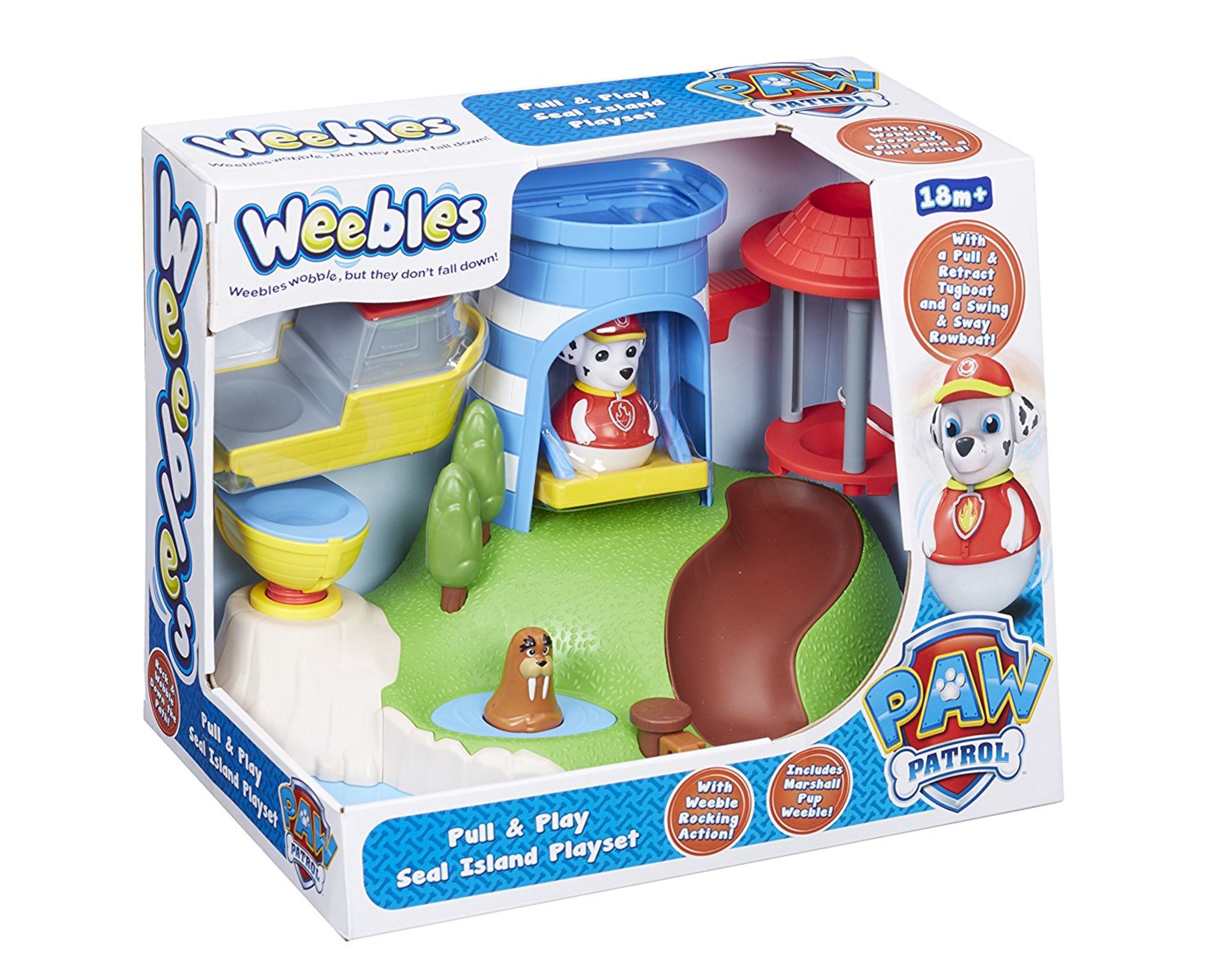 48 x Paw Patrol Pull and Play Seal Island Playset | @ RRP £24.66 | Total: £1,183.68