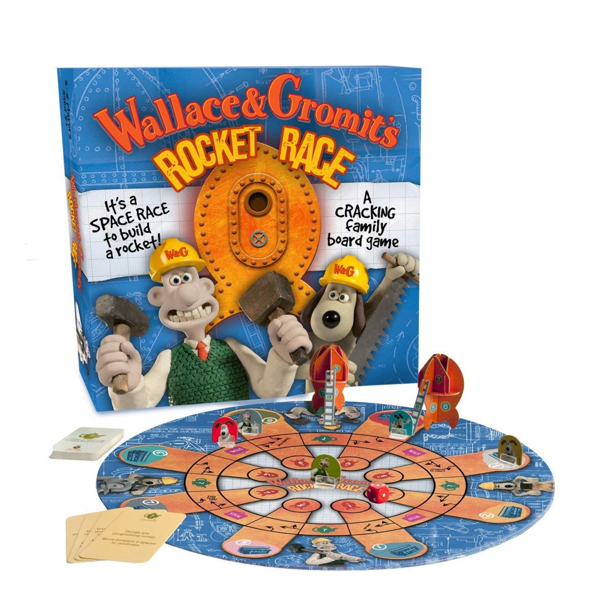 256 x Wallace and Gromit Rocket Race Board Game RRP £5117.44