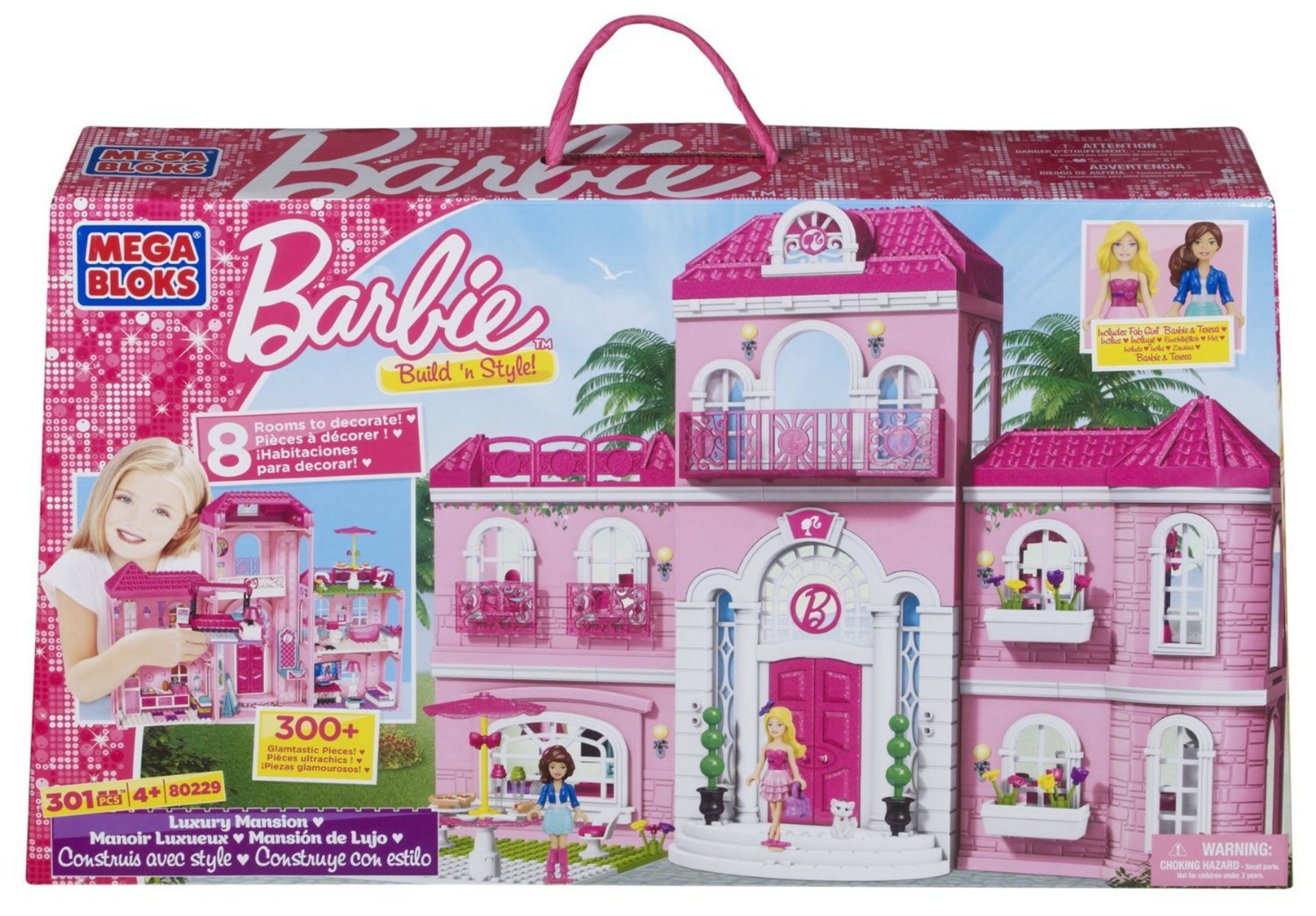 35 X Mega Bloks Barbie: Build n Style Luxury Mansion RRP £1041.25