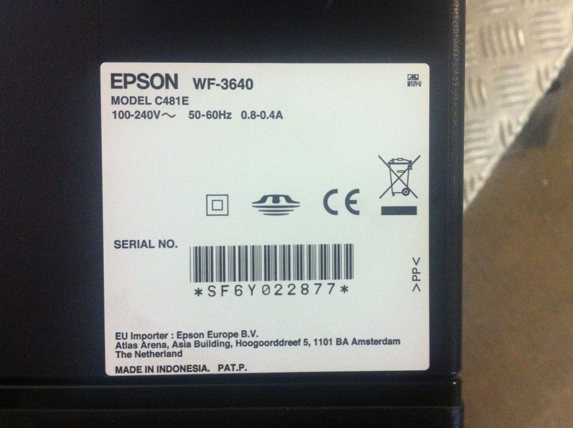 Epson Printer - Image 3 of 3