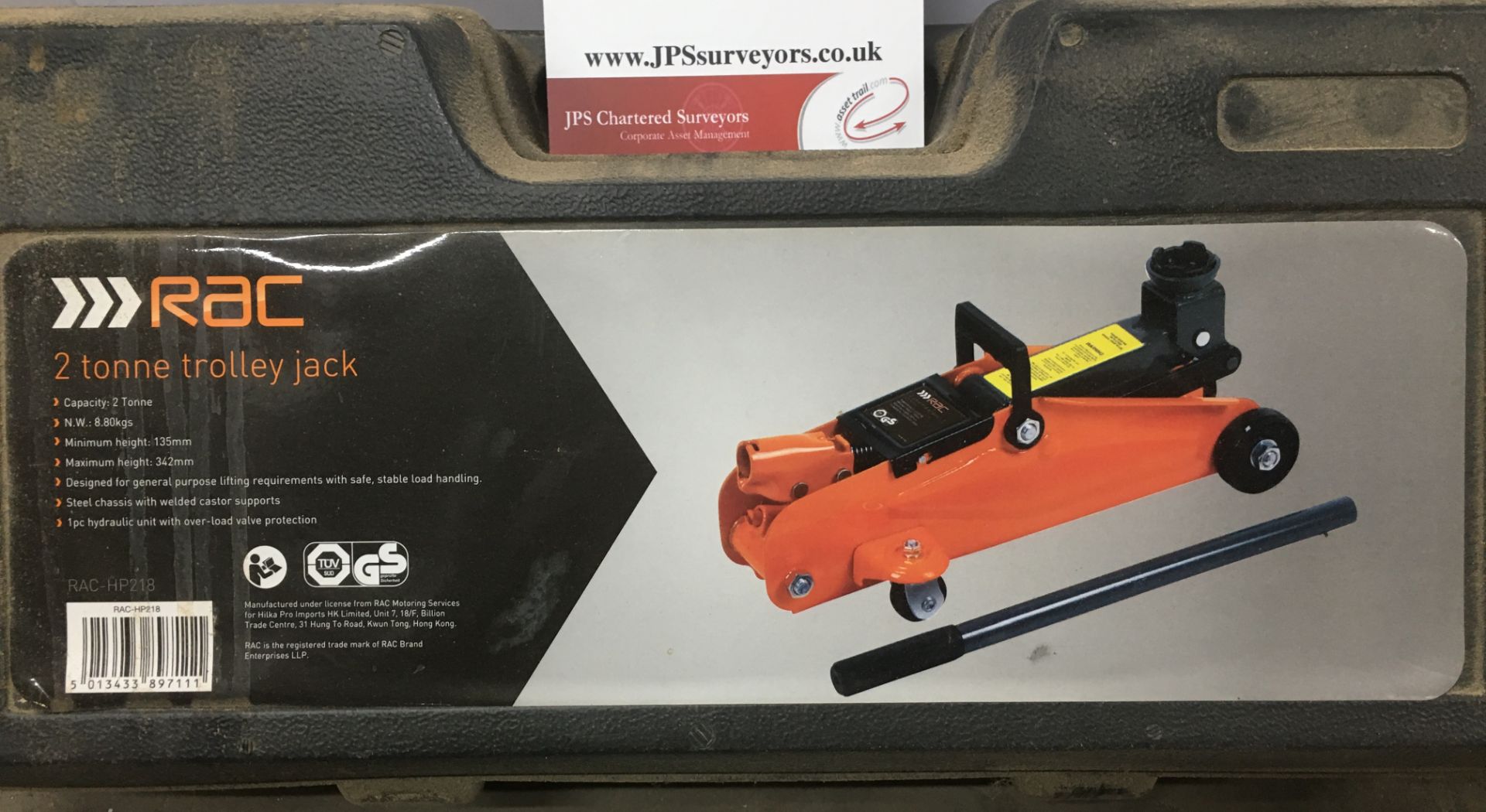 RAC 2 Tonne Trolley Jack