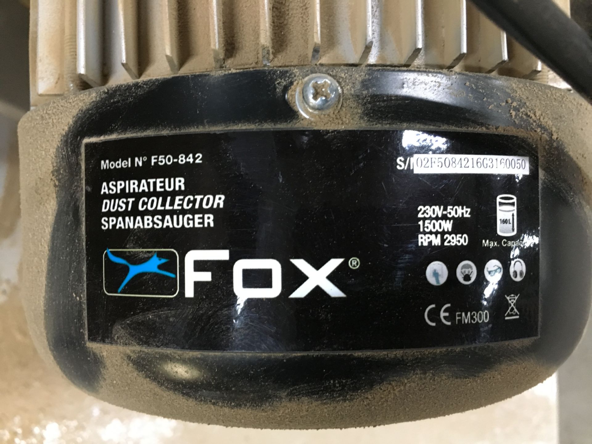 Fox Single Bay Dust Extraction Fan - Image 3 of 4