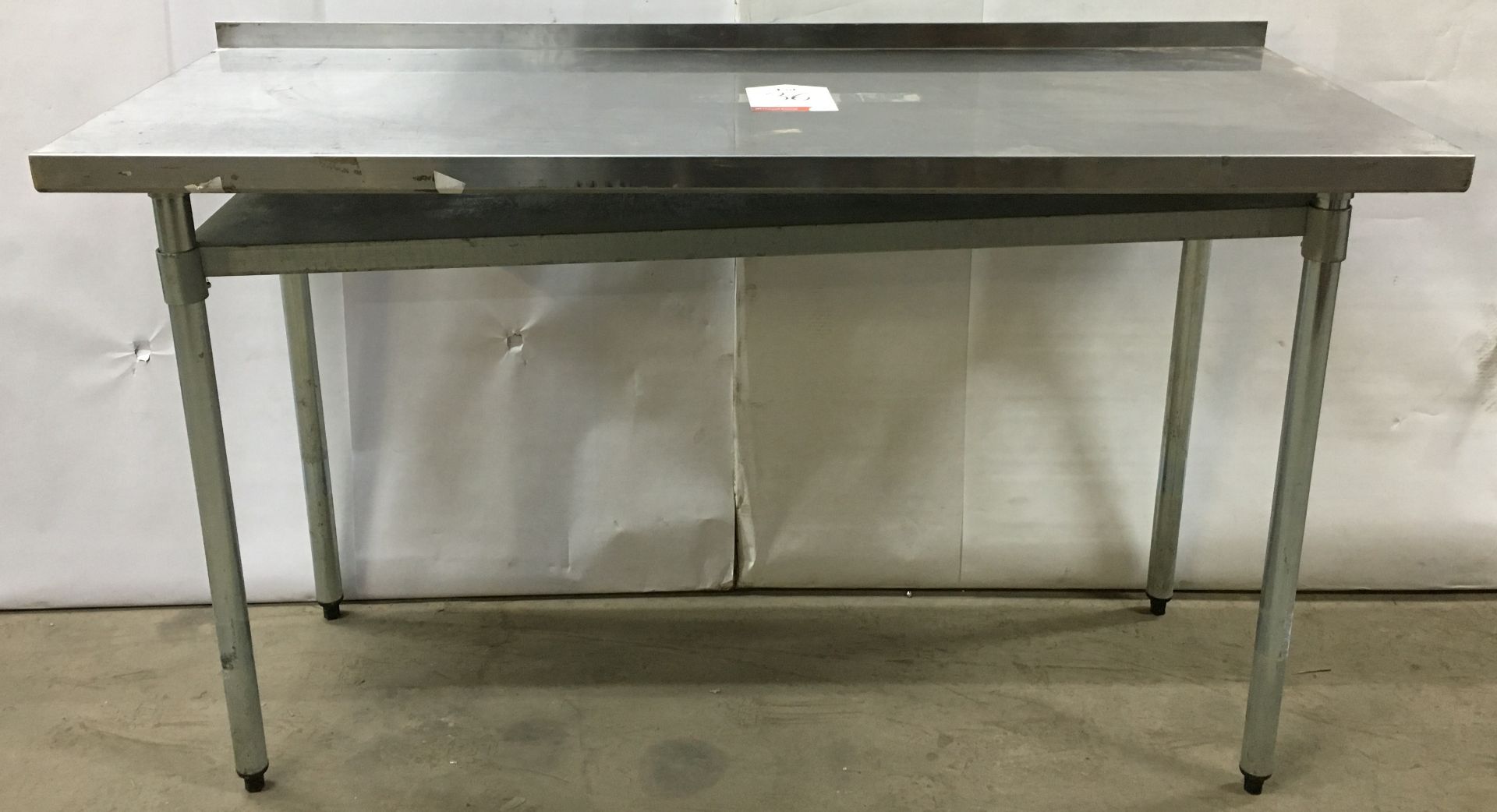 Stainless Steel Mixing Table with Under Shelf