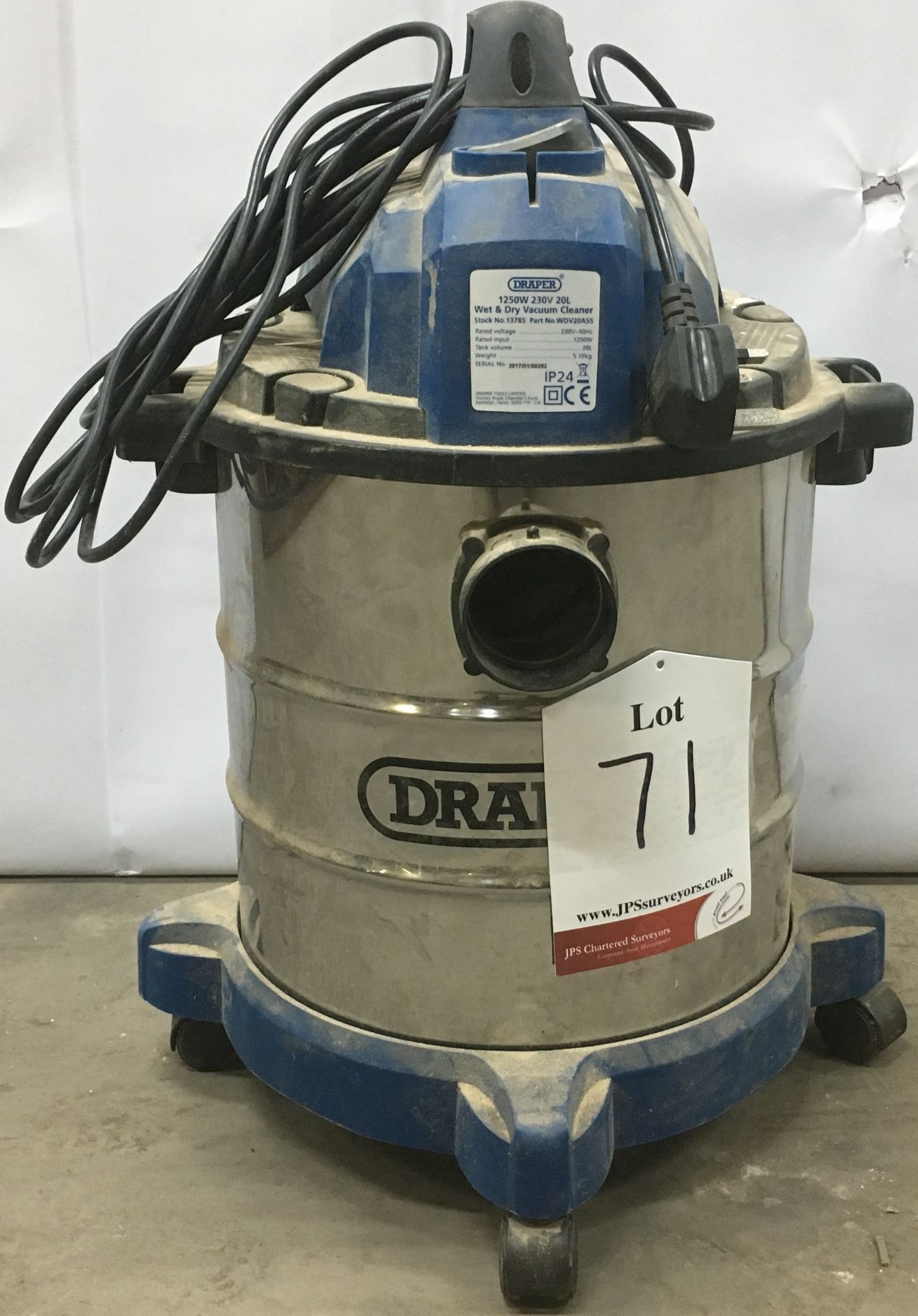 Draper Wet/Dry Vacuum