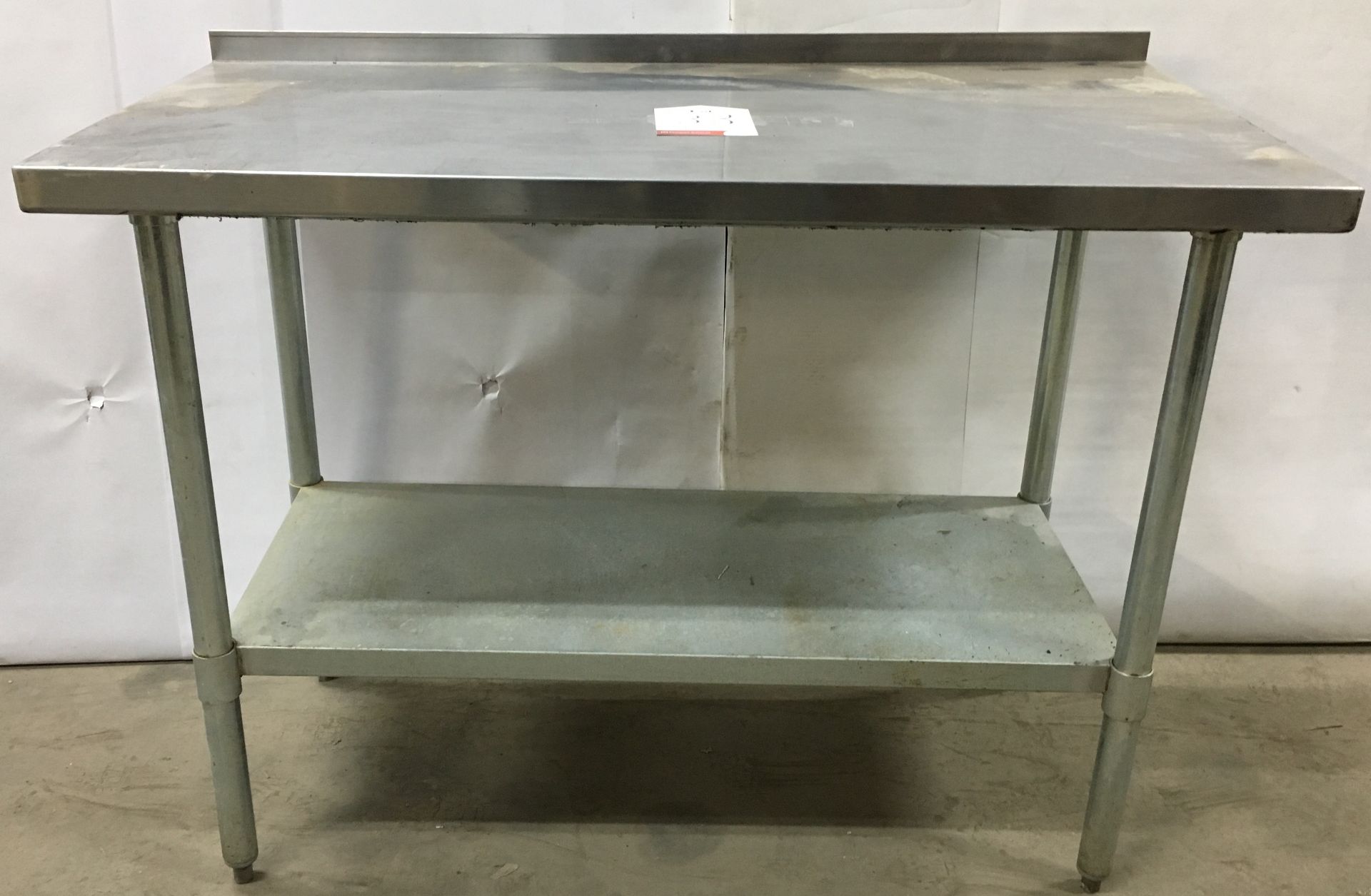 Stainless Steel Mixing Table with Under Shelf