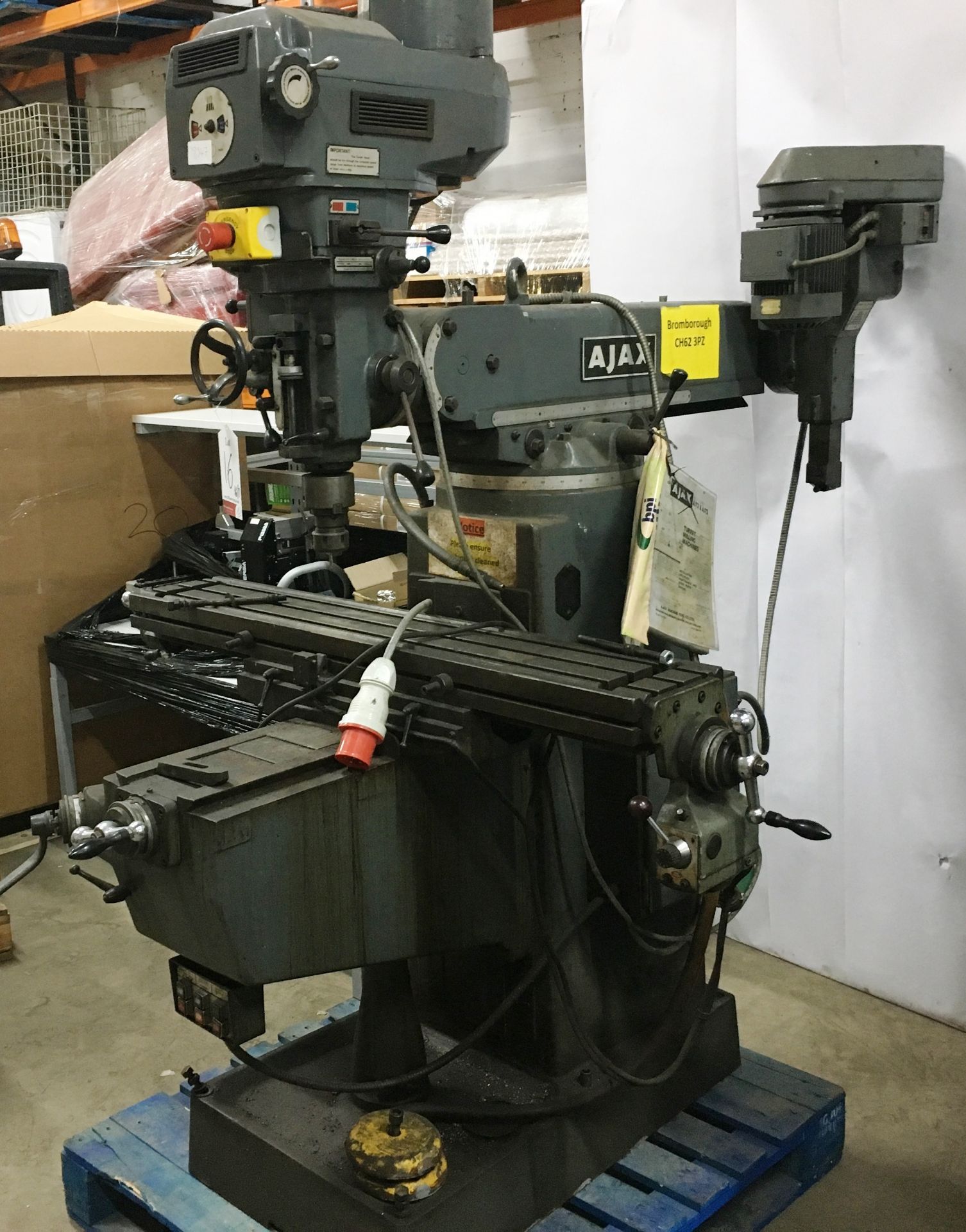 Ajax Vertical Milling Machine - Image 2 of 8