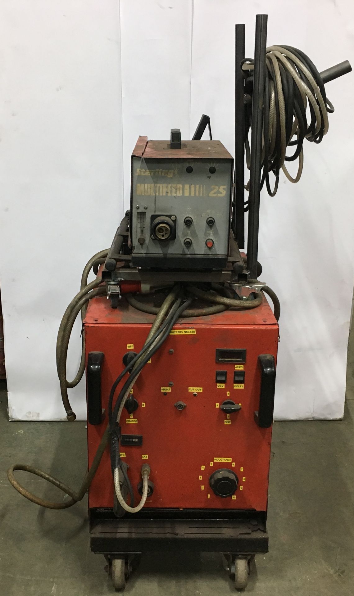 Butters 9000 Series NBC 380 Mig Welder with Sterling Multifeed 25 Wire Feed Unit - Image 2 of 6