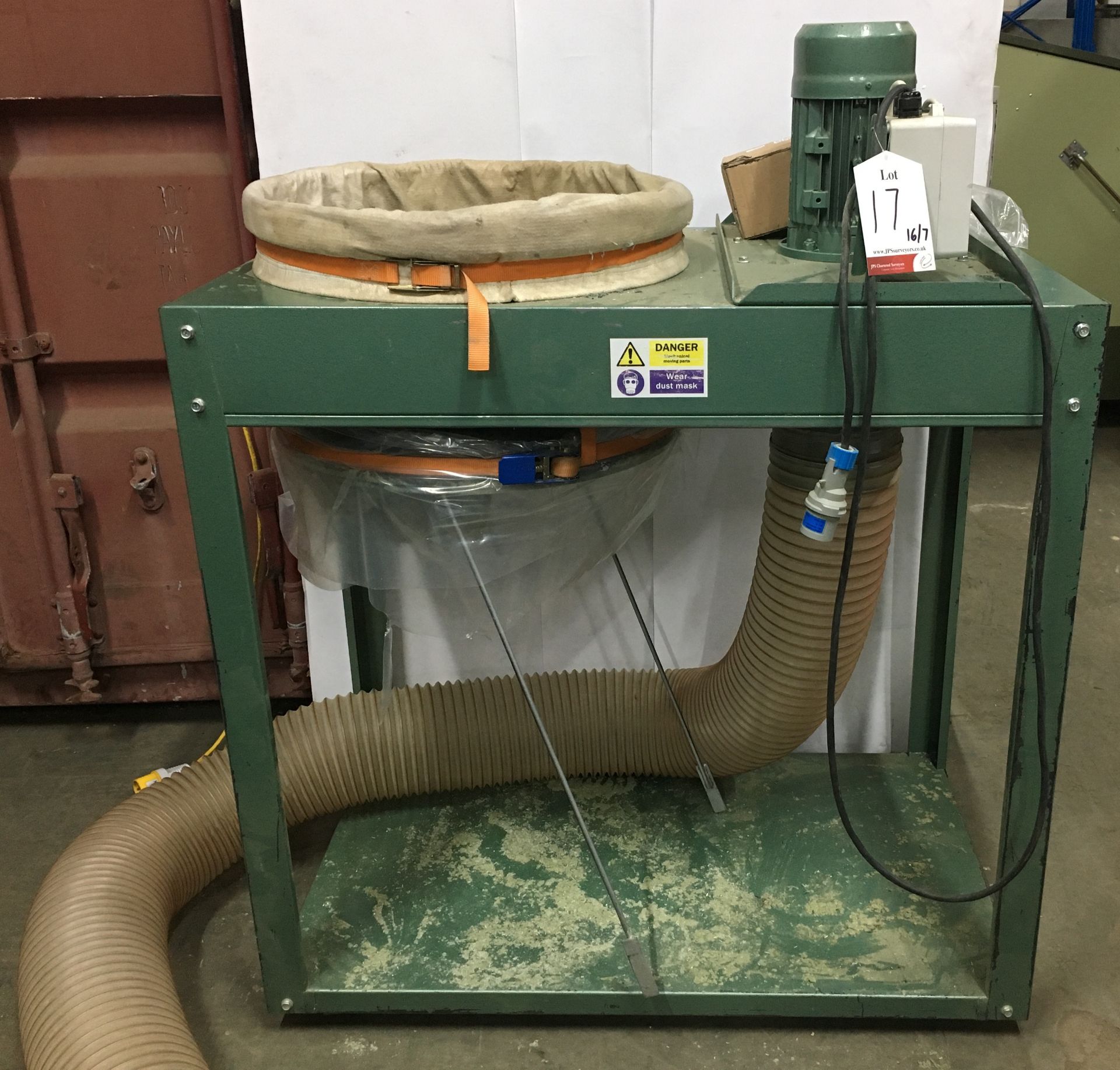 Single Bag Dust Extractor Unit w/ TEC Electric Motor