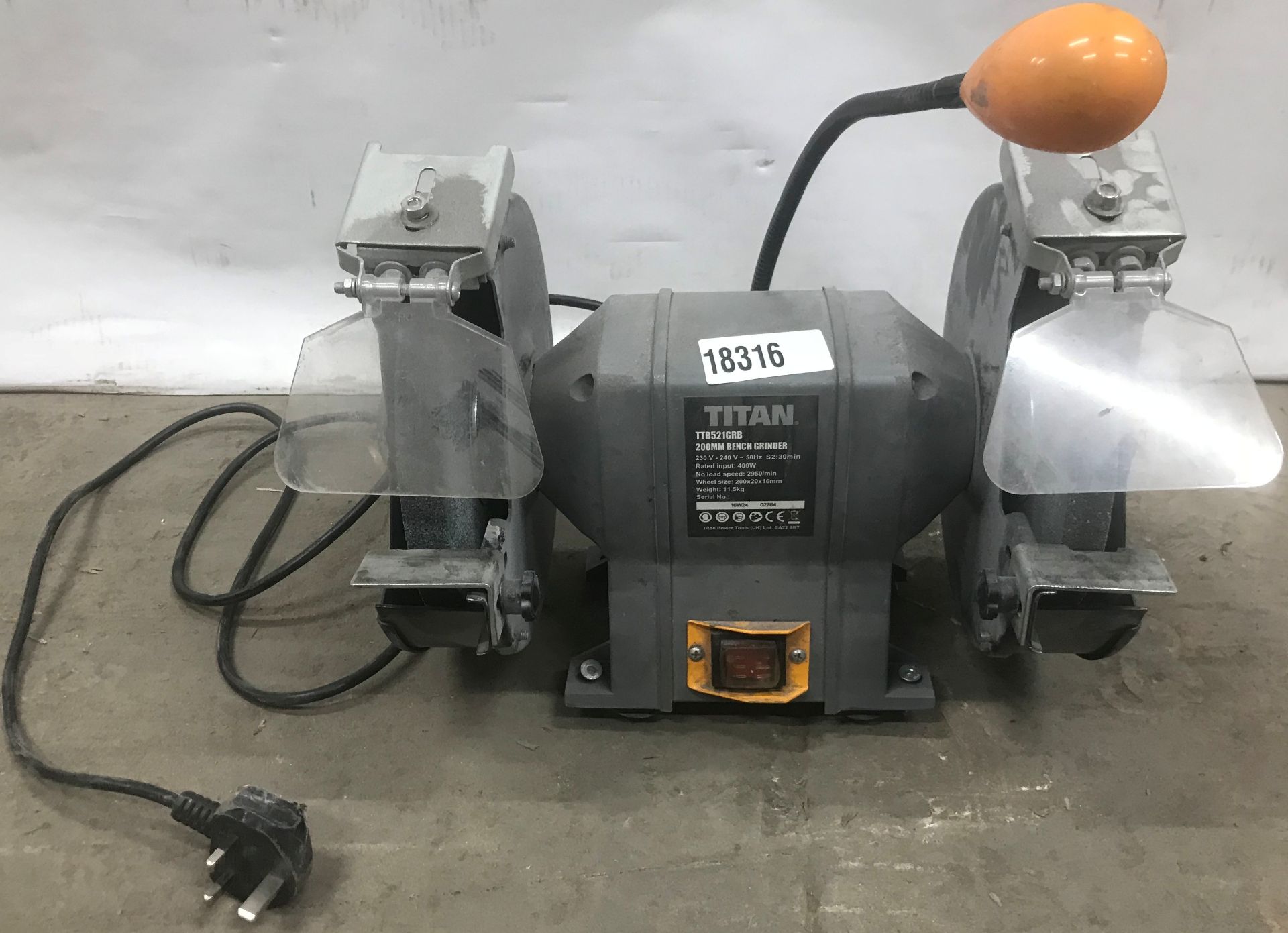 Titan Double Ended Bench Grinder