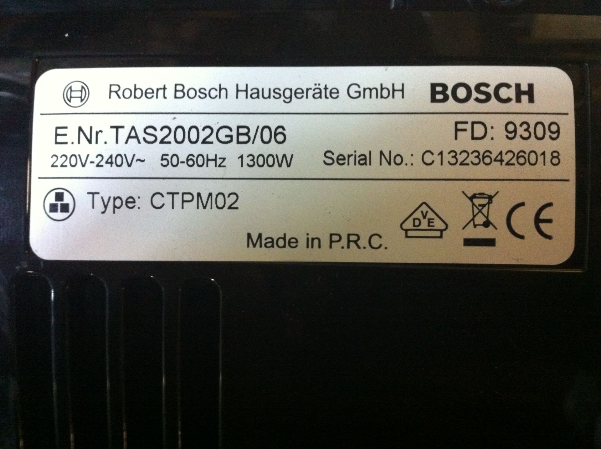 Bosch Tassimo Coffee Machine - Image 3 of 3