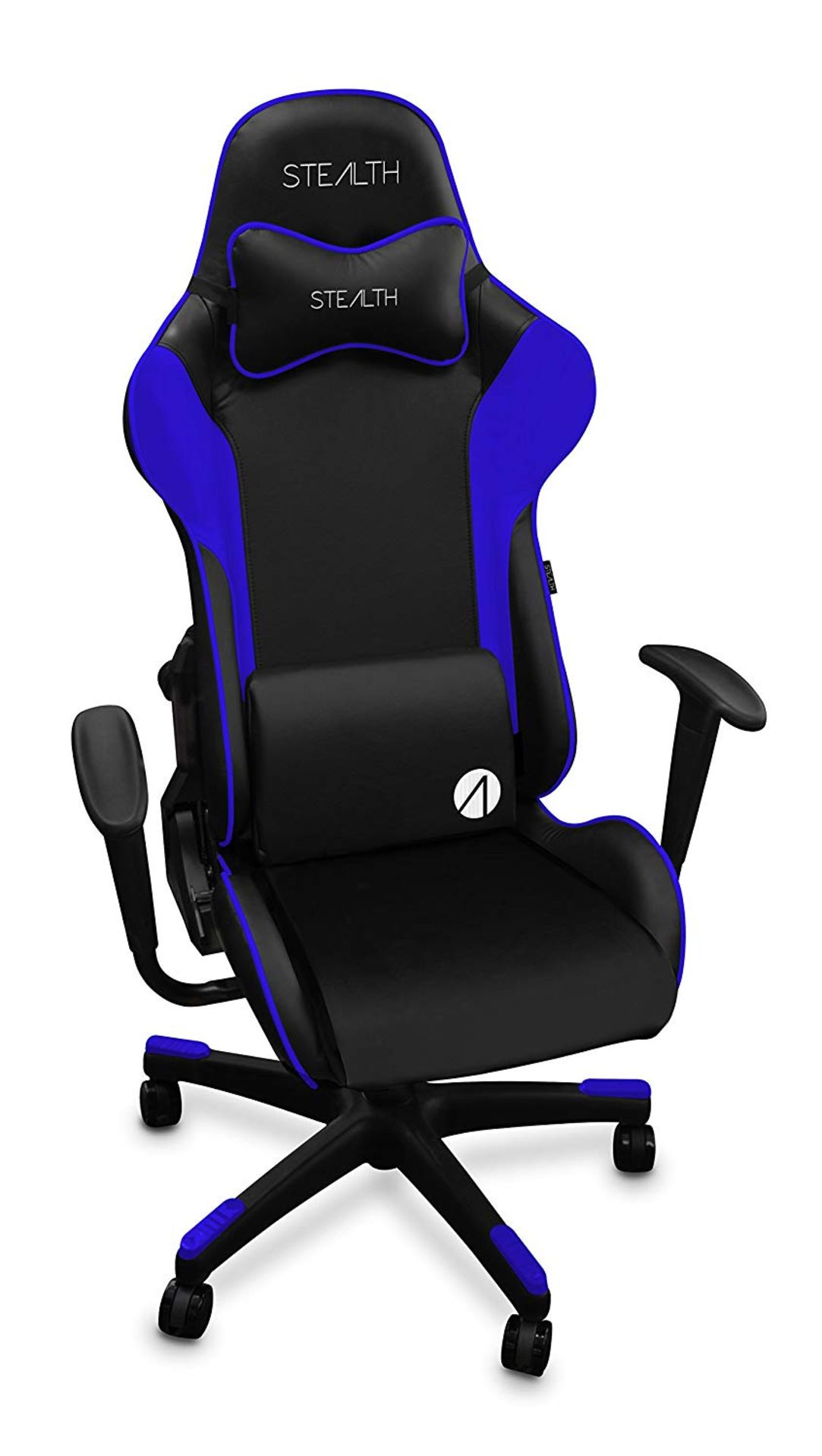8 x STEALTH Challenger Series Advanced Gaming Chair Maximum Comfort - Blue | @ RRP £ 111.28