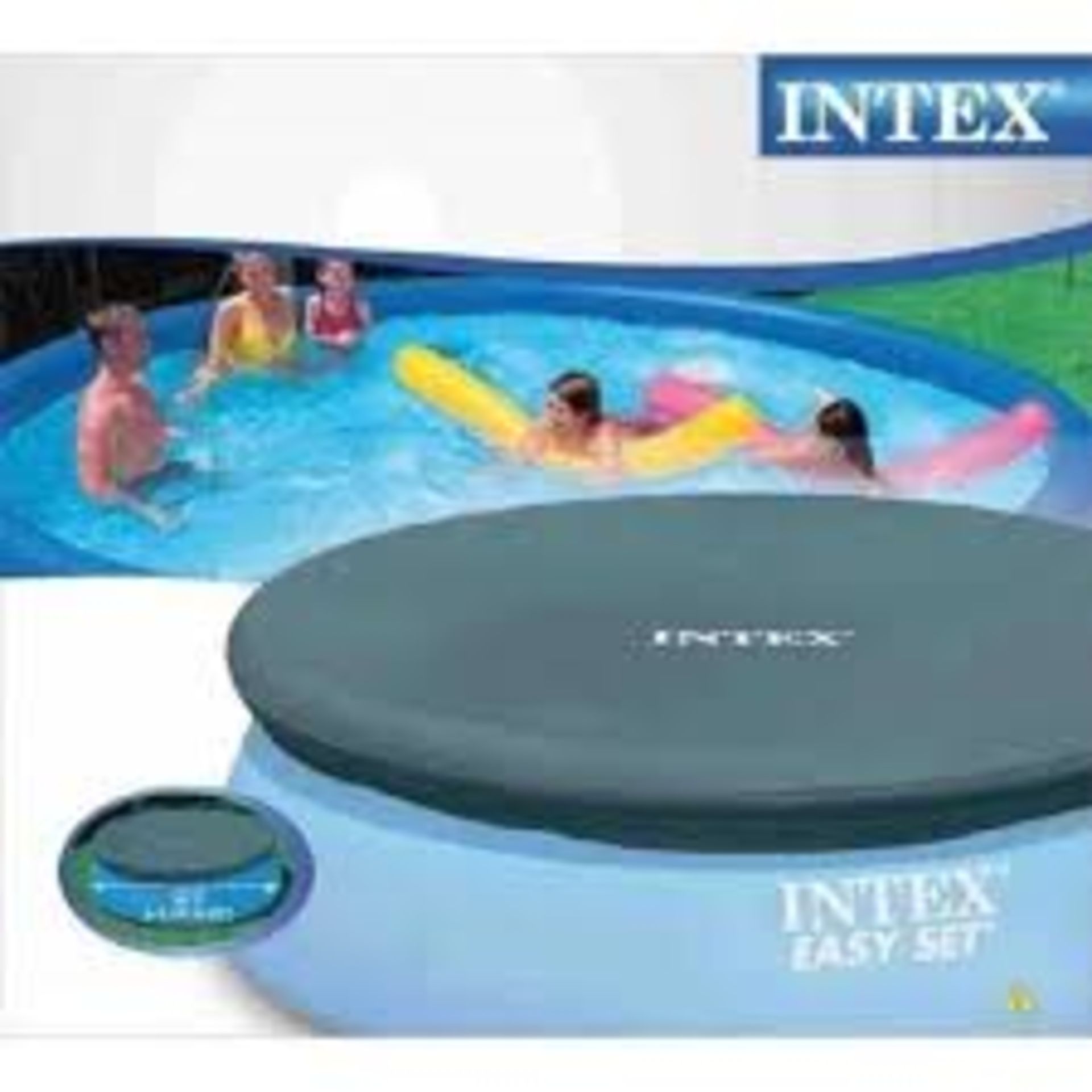 192 x Intex Easy Set Pool Cover - 10 Foot | 78257280216 | RRP £ 2494.08