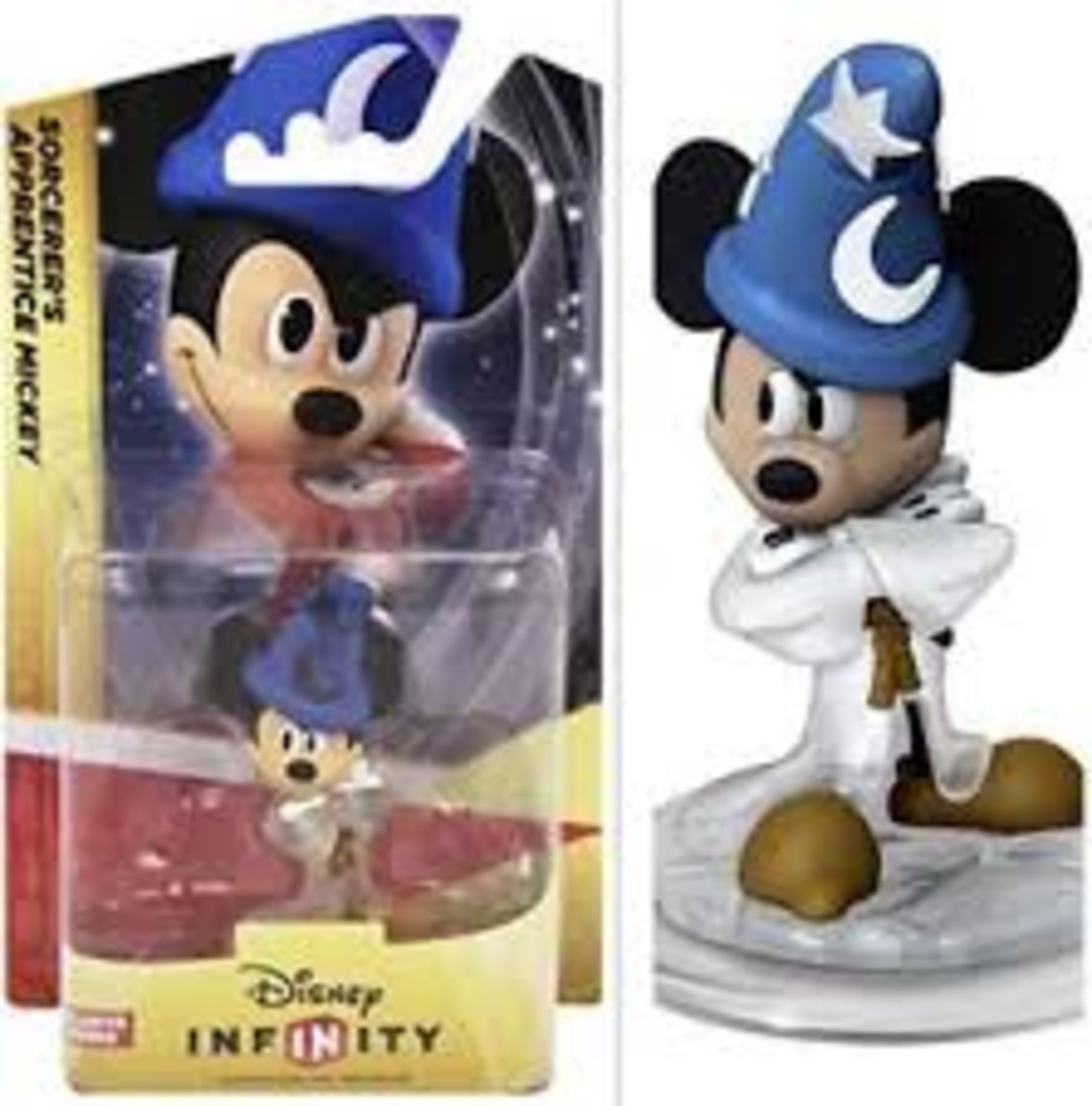 192 x Disney Infinity 2.0 Originals Sorcerers Apprentice Mickey (crystal) Interactive Game Piece | 8