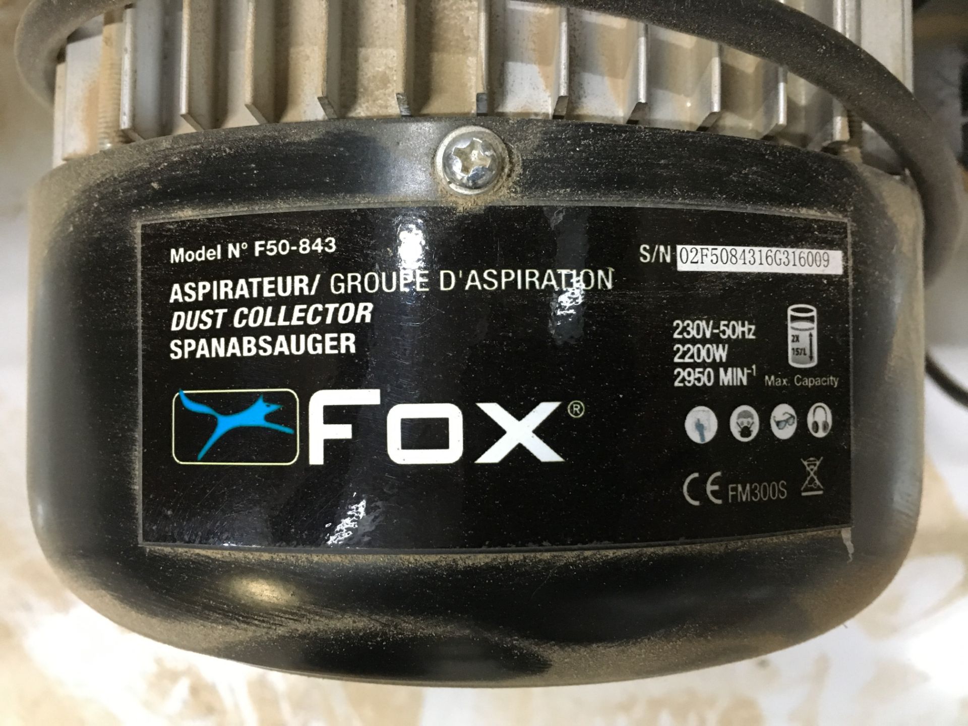 Fox 2 Bay Dust Extraction Fan - Bild 3 aus 5