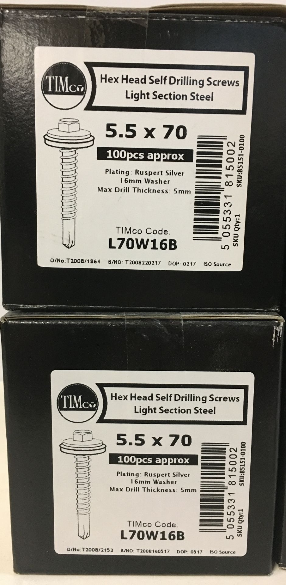 Quantity of Various Timco Screws - Please see Full Description - Image 2 of 10