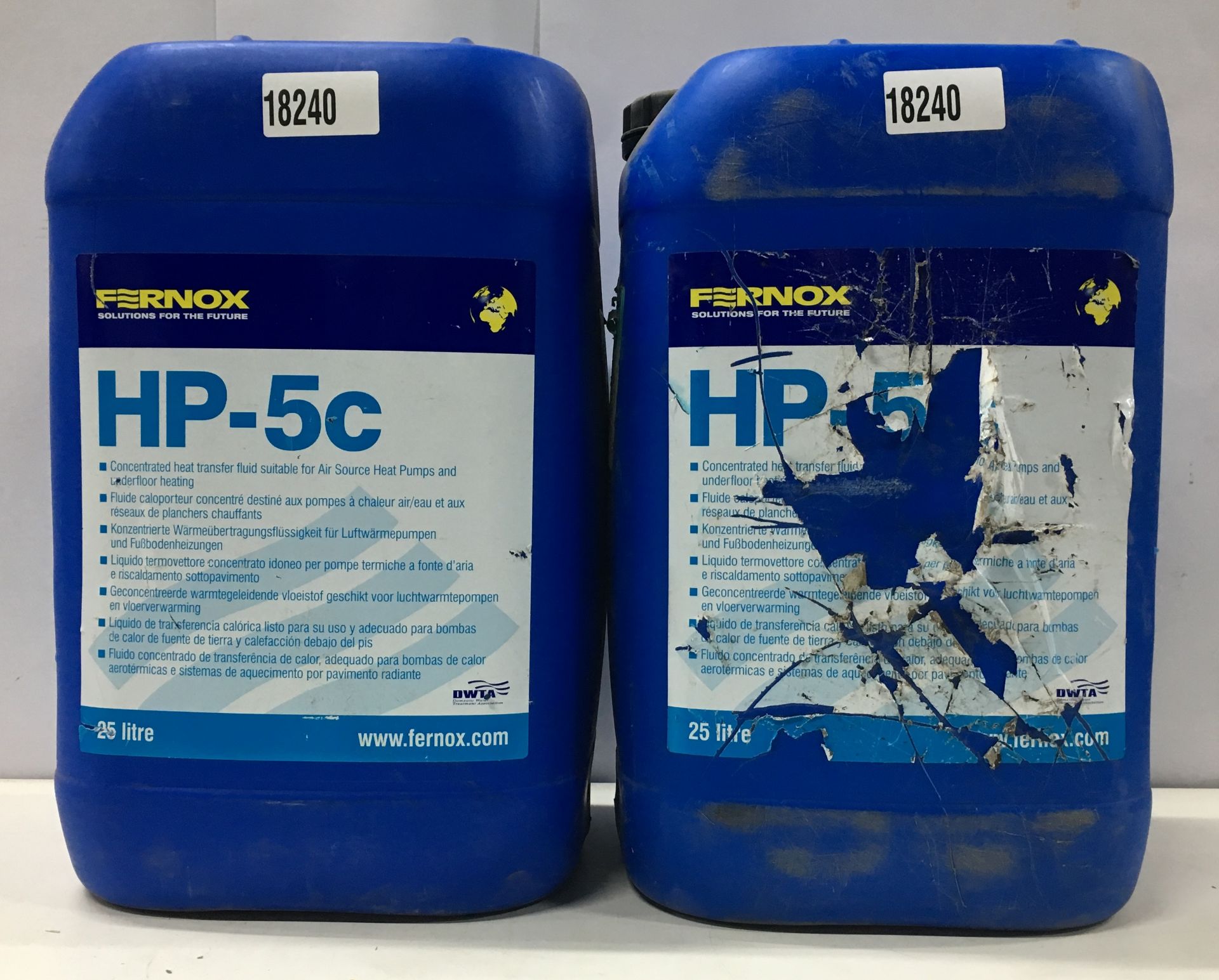 2 x Bottles of Fernox HP-5C Heat Transfer Fluid