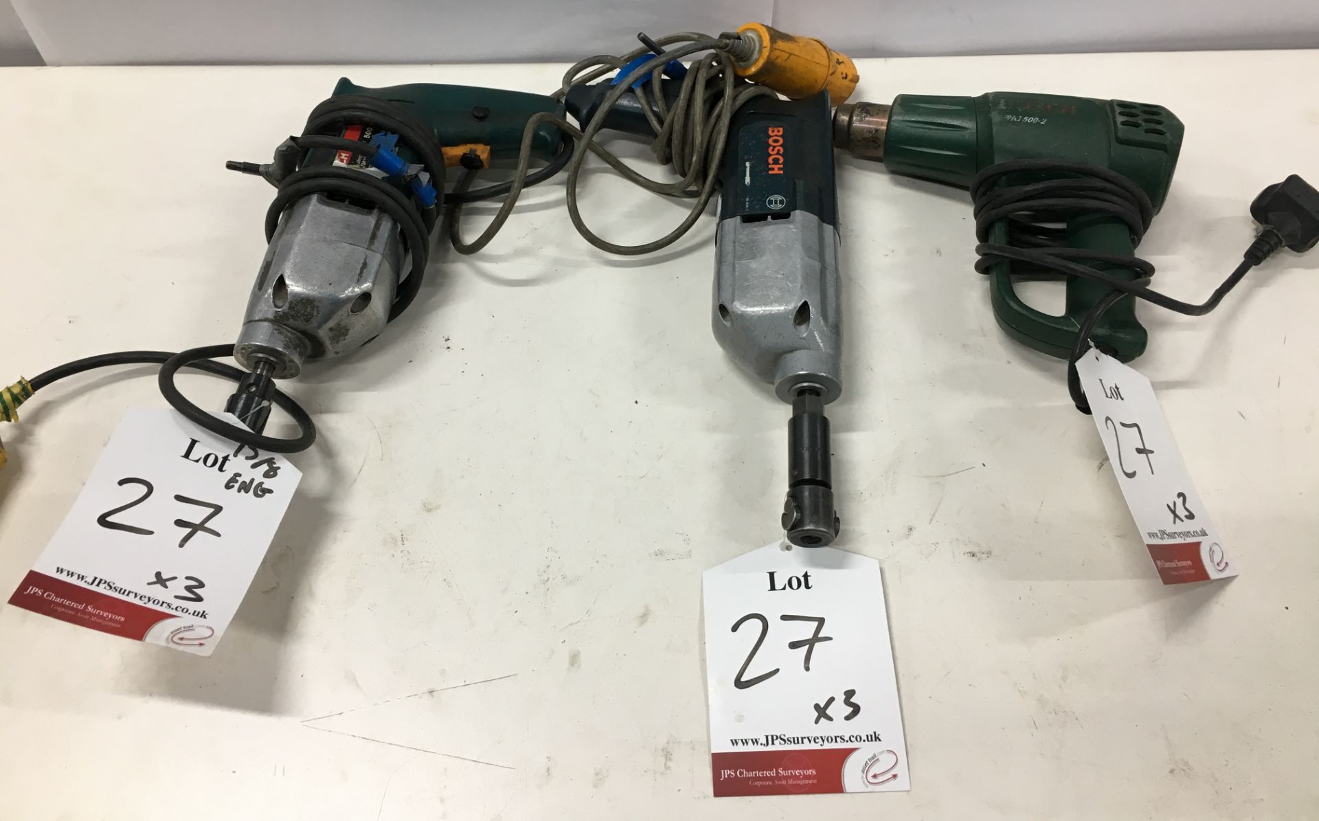 2 x Bosch Thread Tappers and 1 x Heat Gun