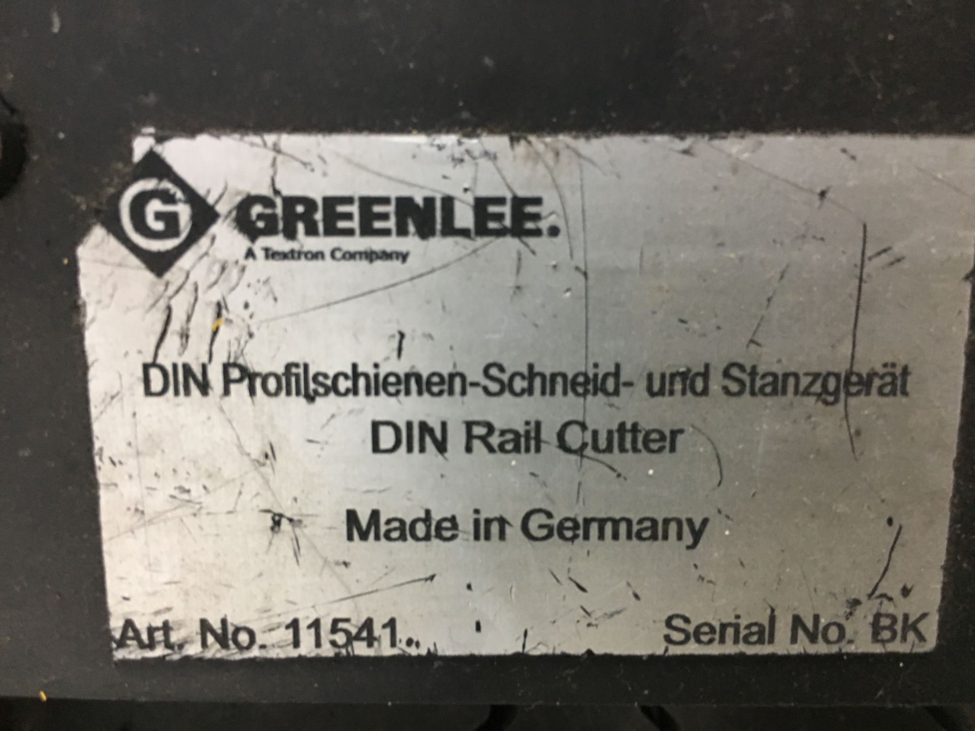 Greenlee Rail Cutter - Image 2 of 3