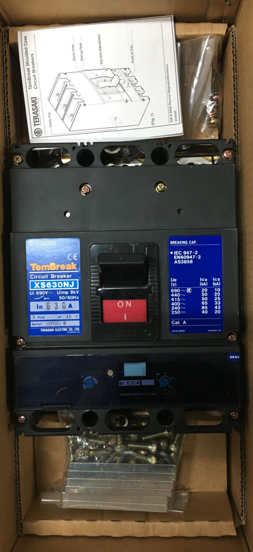 Terasaki XS630NJ Moulded Case Circuit Breaker