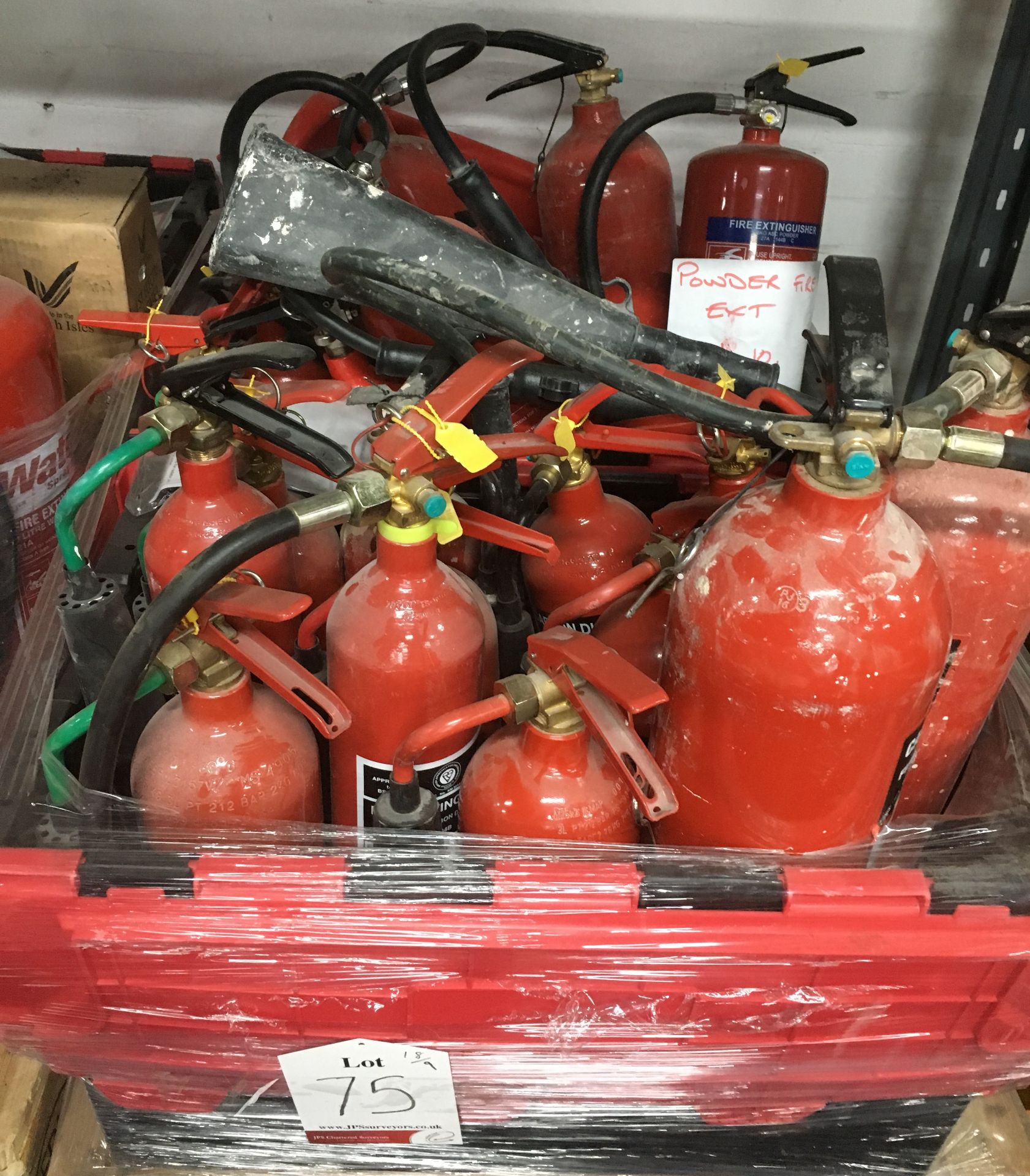 21 x Carbon Dioxide Fire Extinguishers