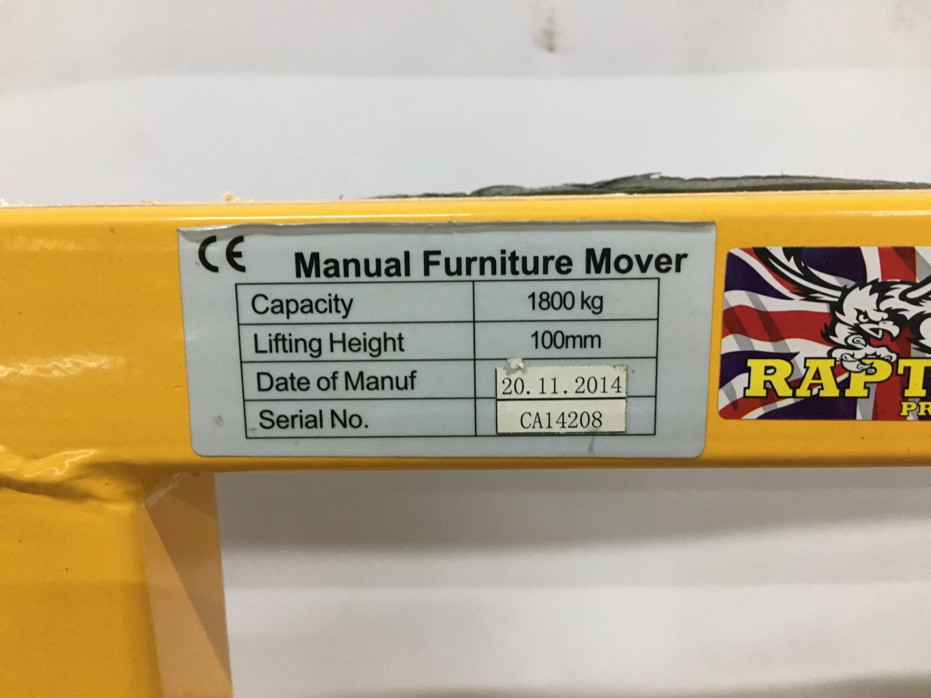 Pair of Heavy Duty Manual Furniture Movers - Image 3 of 3