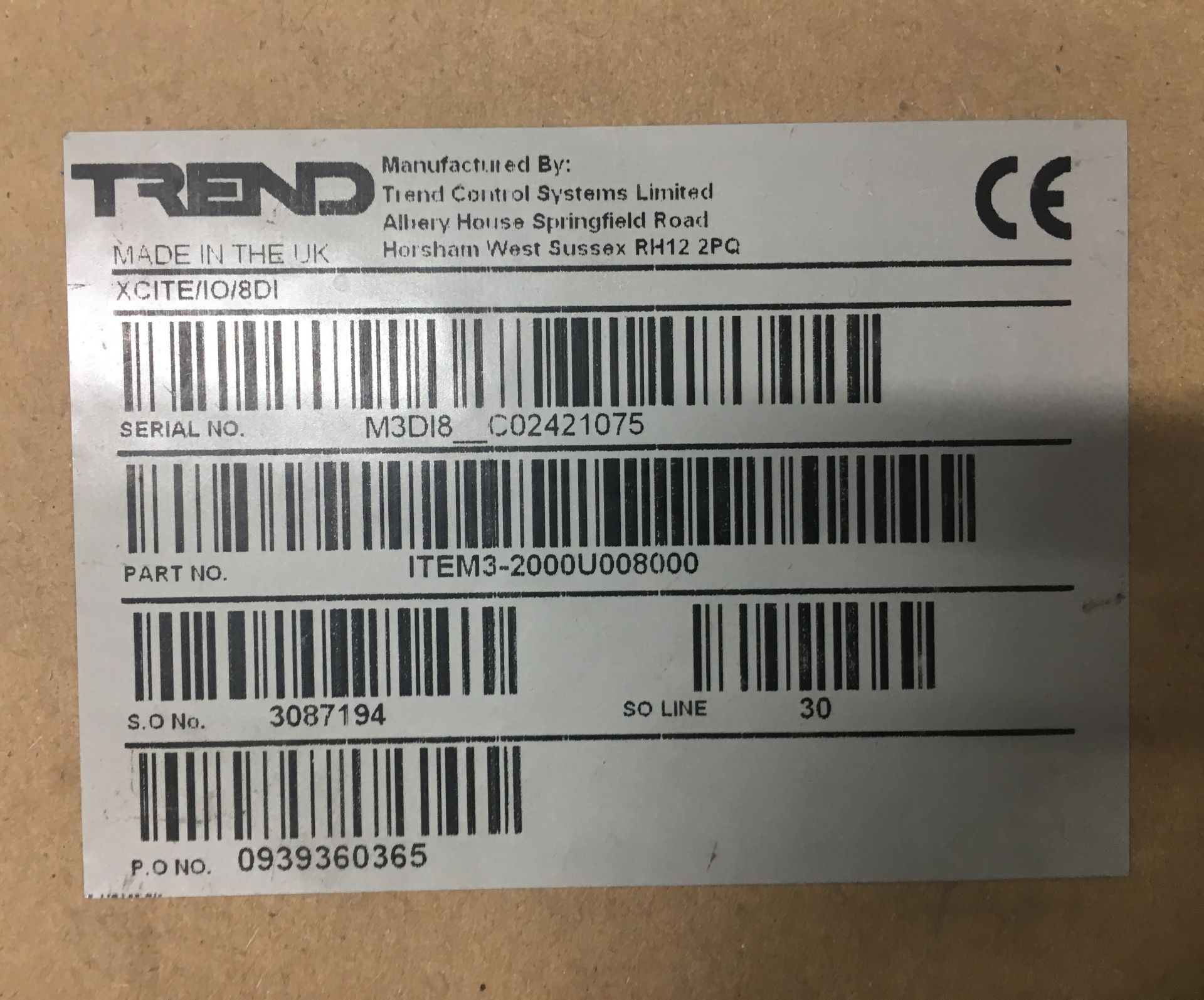 Trend Xcite/IO/8Di Web Enabled Controller - £80.00 - Image 2 of 2