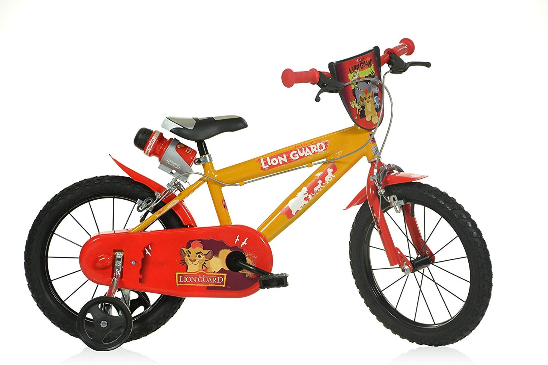 1 x The Lion Guard 16inch Balance Bike Red - DINO Bikes | 8006817900948 | RRP £ 99.99 DAMAGED PACKAG