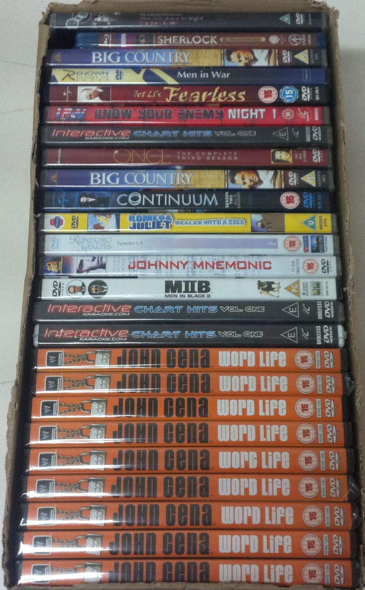 325 x Blu Rays and DVDs