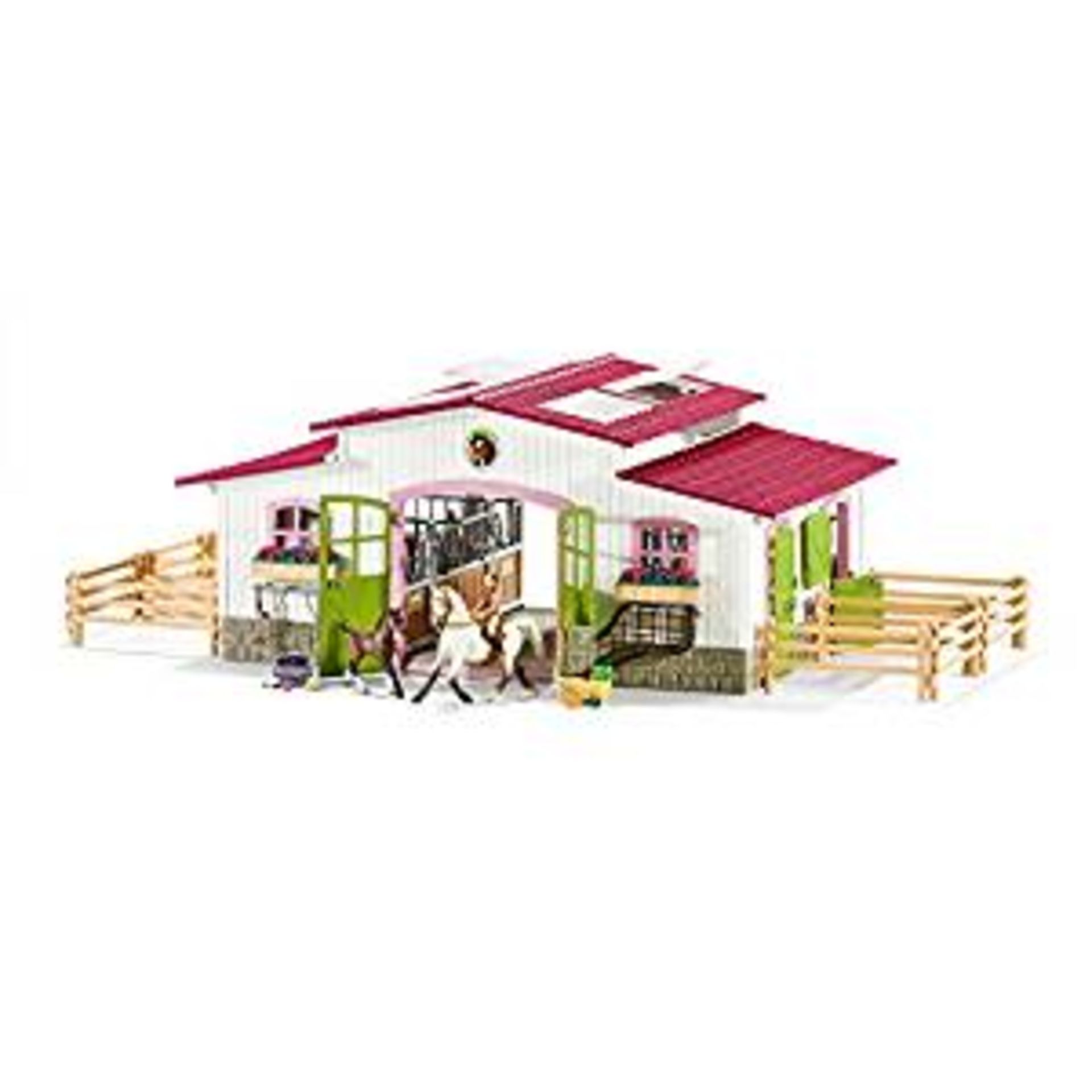 5 x Schleich Horse Club 42344 Riding Centre with Rider and Horses Figurine [4055744005602] RRP £ 447