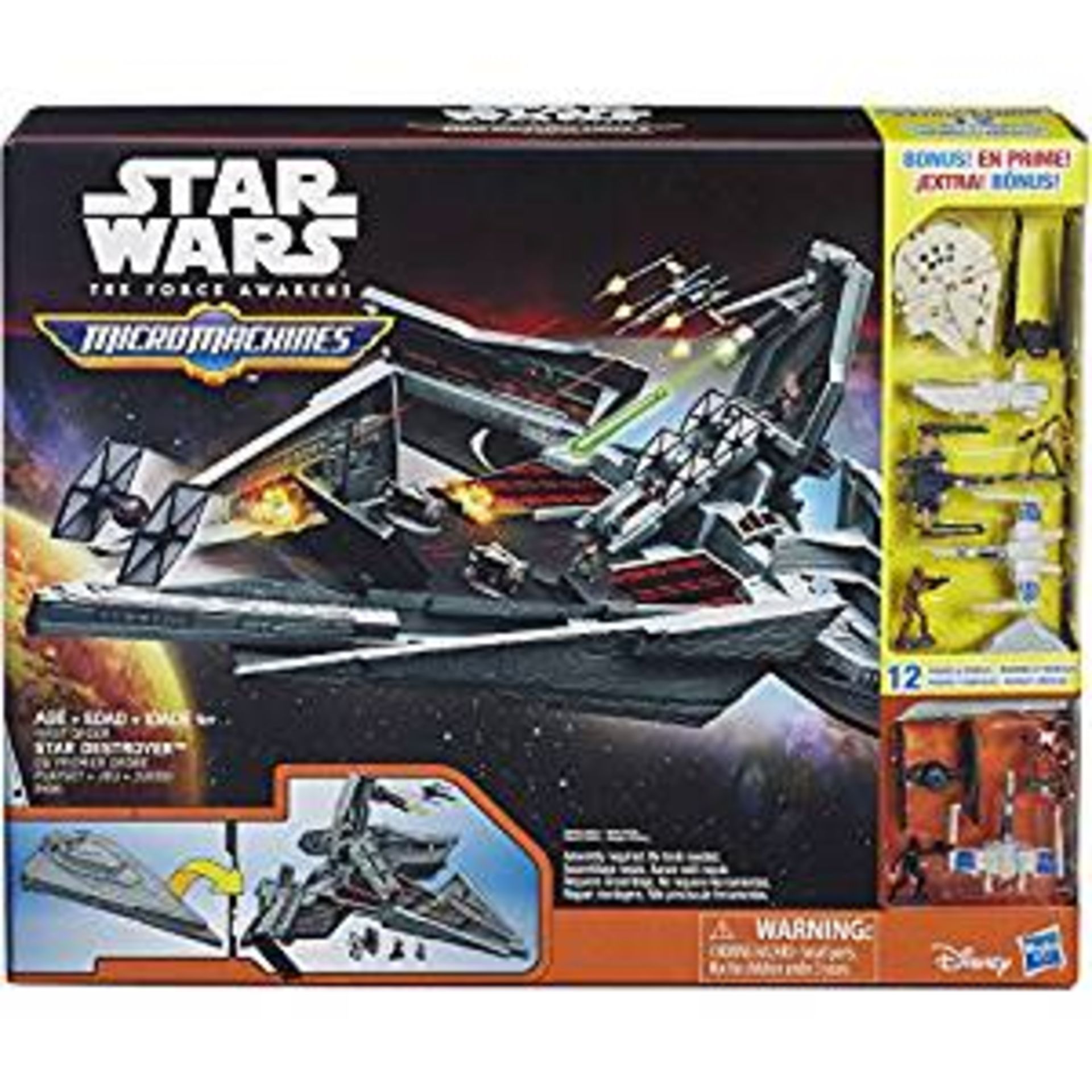 14 x Hasbro B4080 - Disney Star Wars Toy - Micro Machines Star Destroyer Playset - RRP £ 251.89 | 1