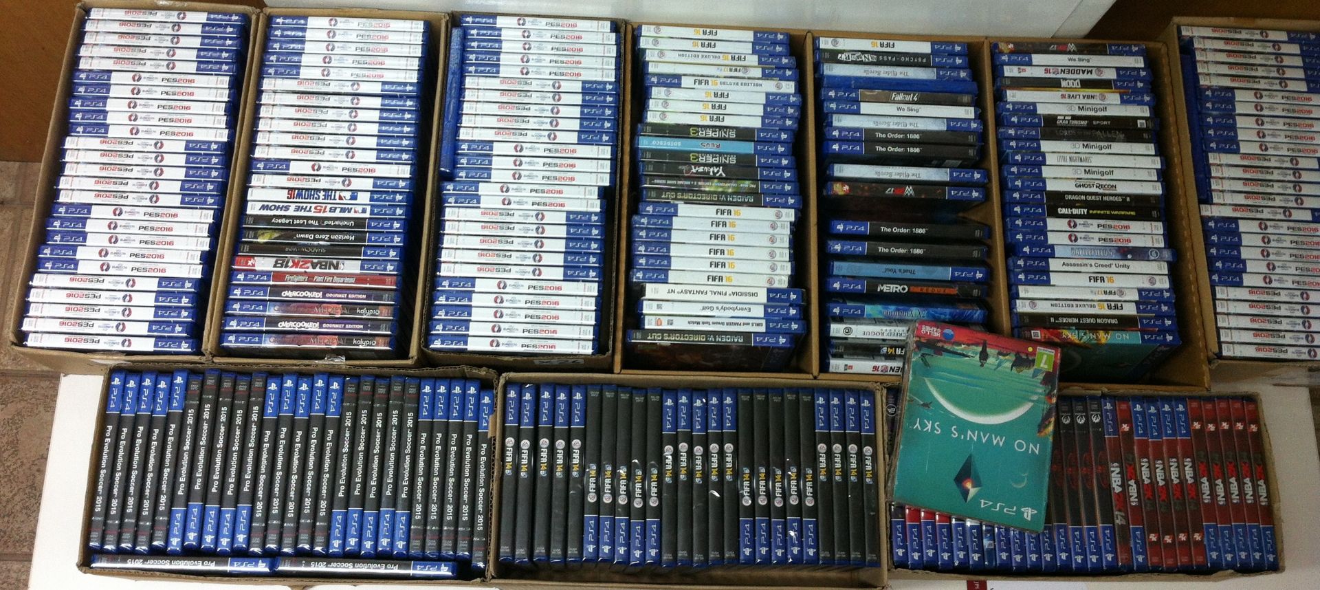 244 x PS4 Games