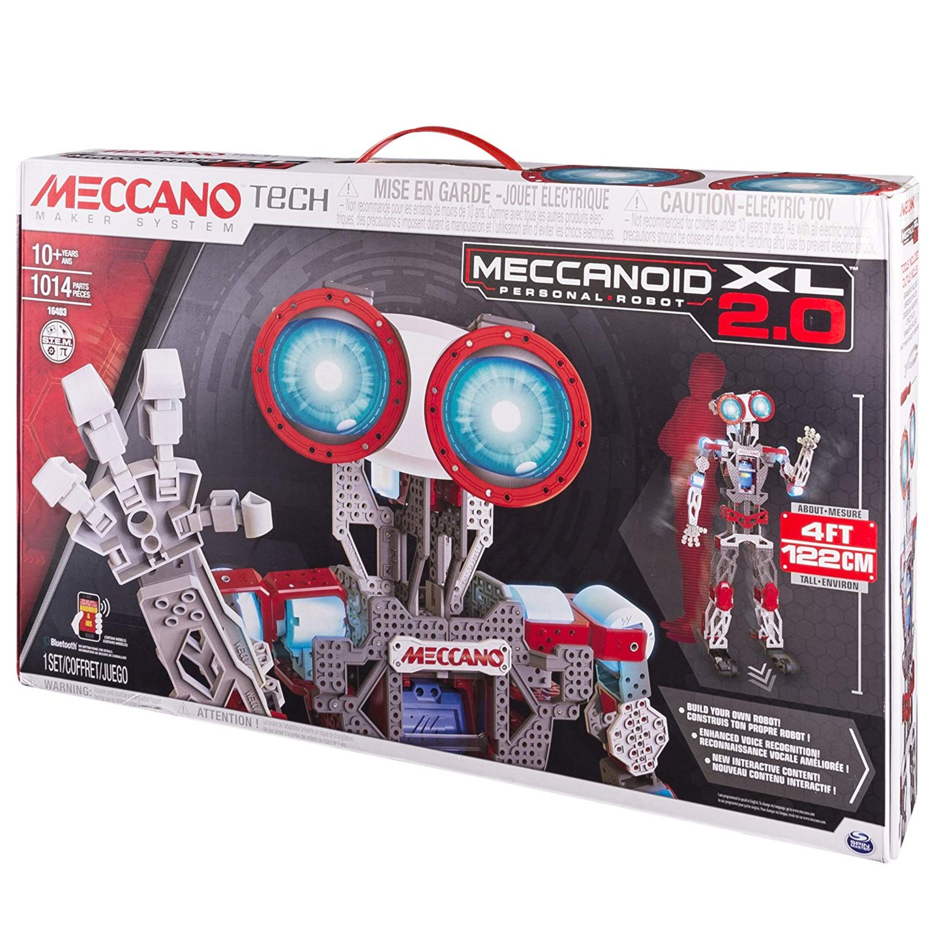 1 x Meccano Meccanoid 2.0 Robot | 778988229545 | RRP £ 184.99 DAMAGED PACKAGING - Image 3 of 3