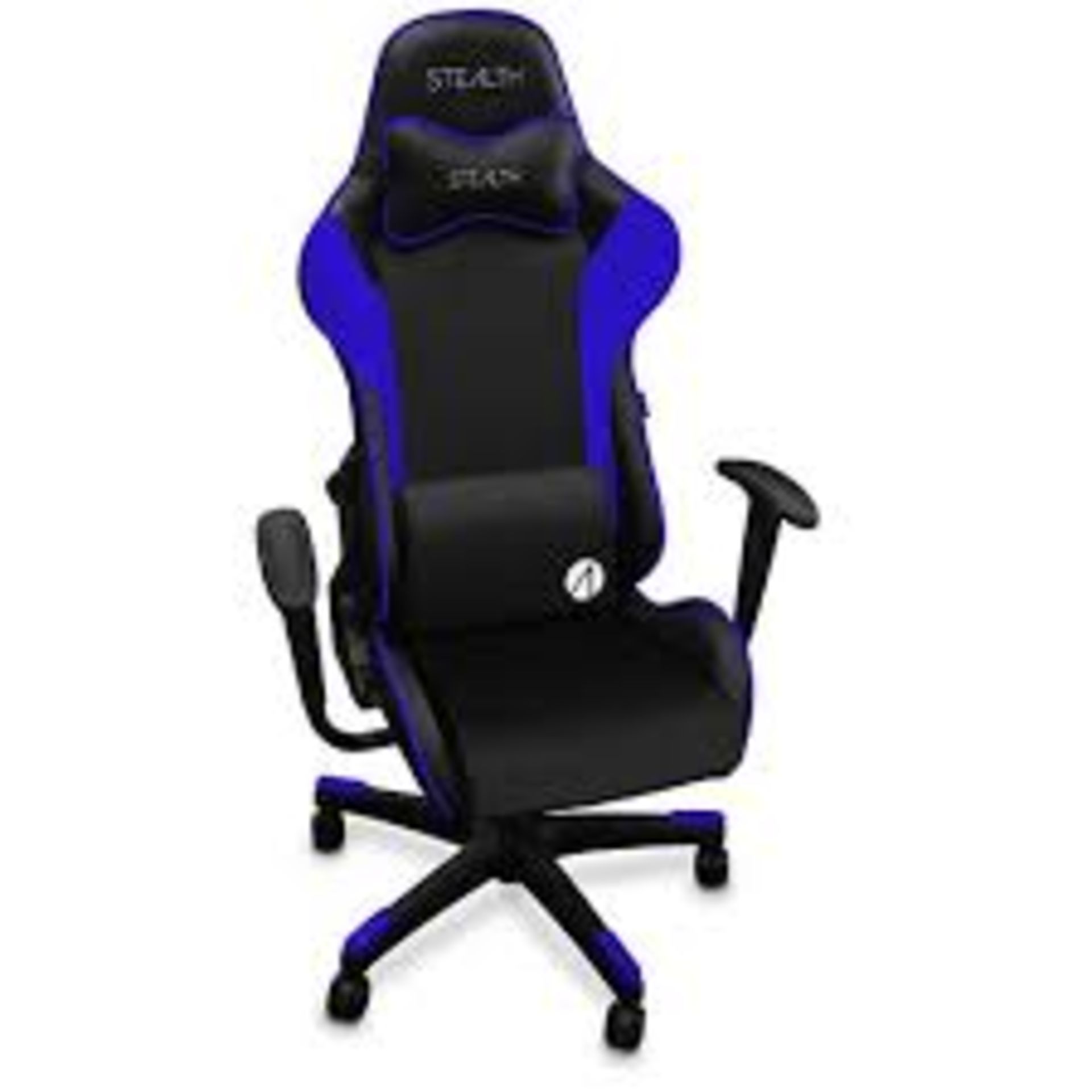 9 x STEALTH Challenger Series Advanced Gaming Chair Maximum Comfort - Blue RRP £ 1079.91