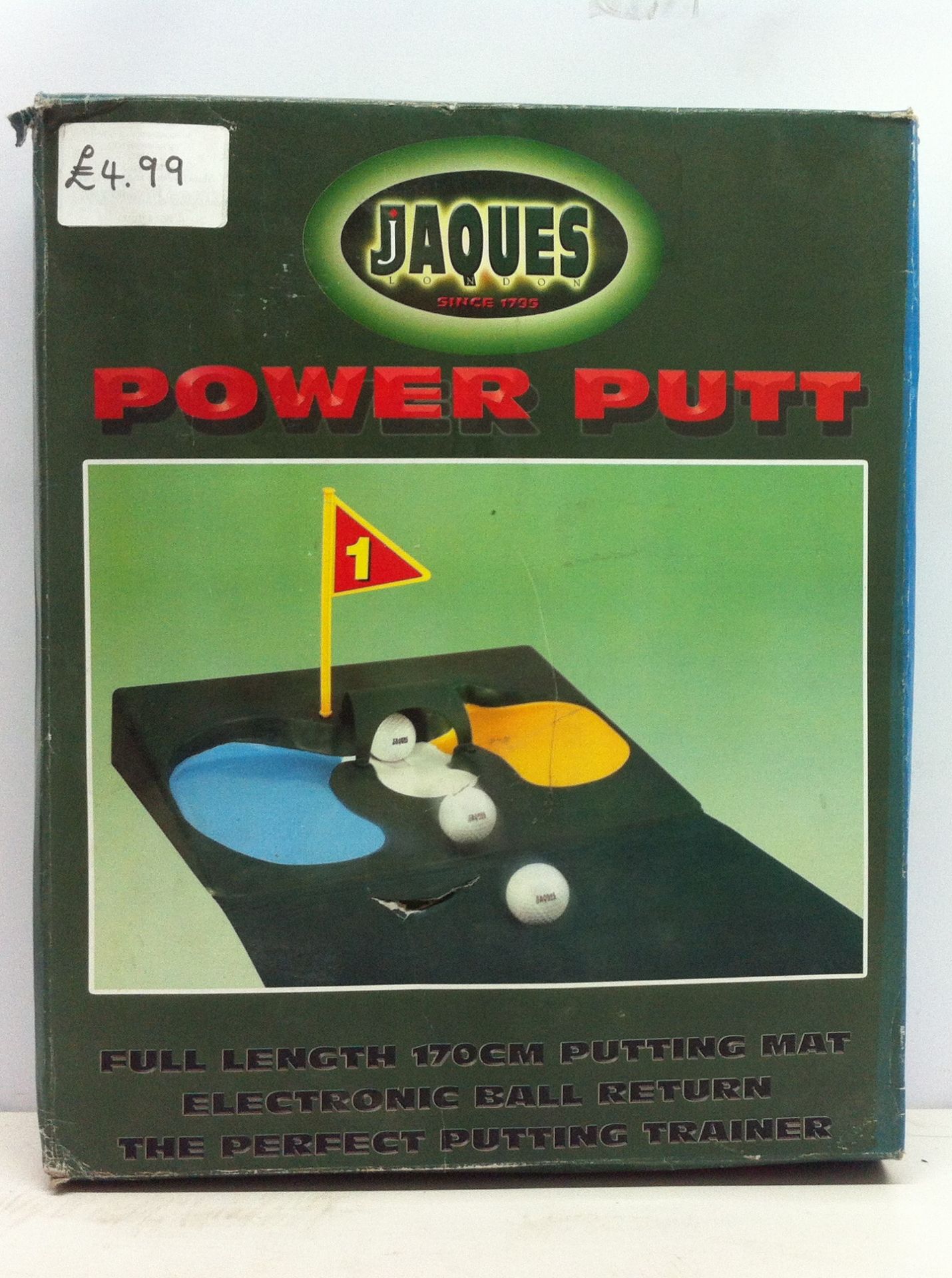 7 x Jaques Power Putt games with electronic ball return