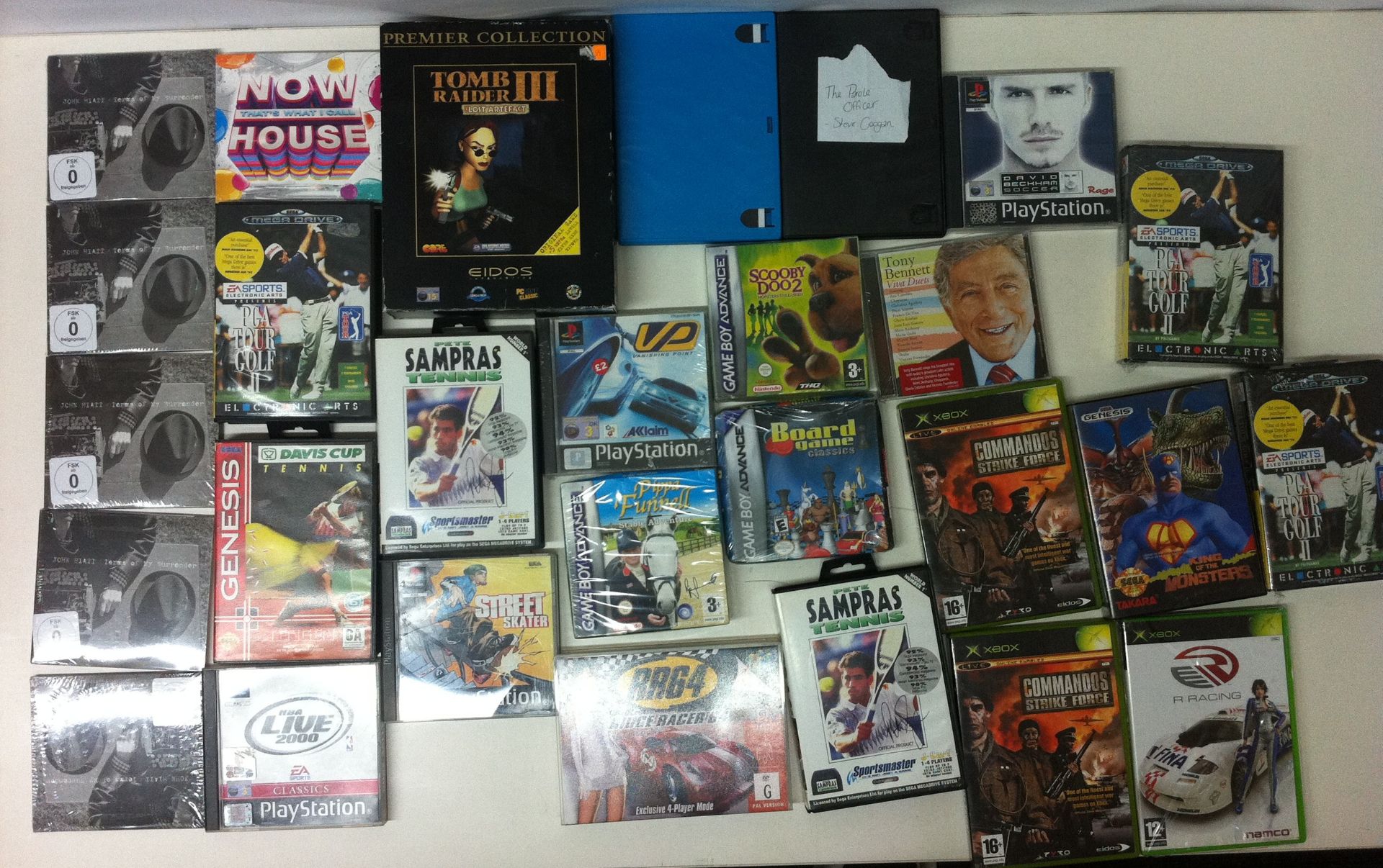 80 x Various PS, Sega Mega Drive, Game Boy Advance, Nintendo GameCube Games and CDs - Image 2 of 2