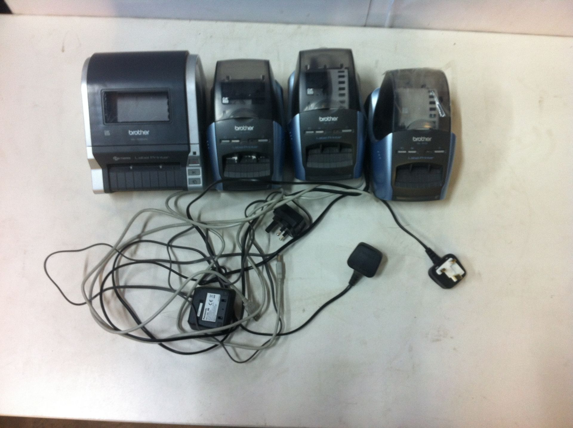 4 x Brother label printers. See description - Image 2 of 2
