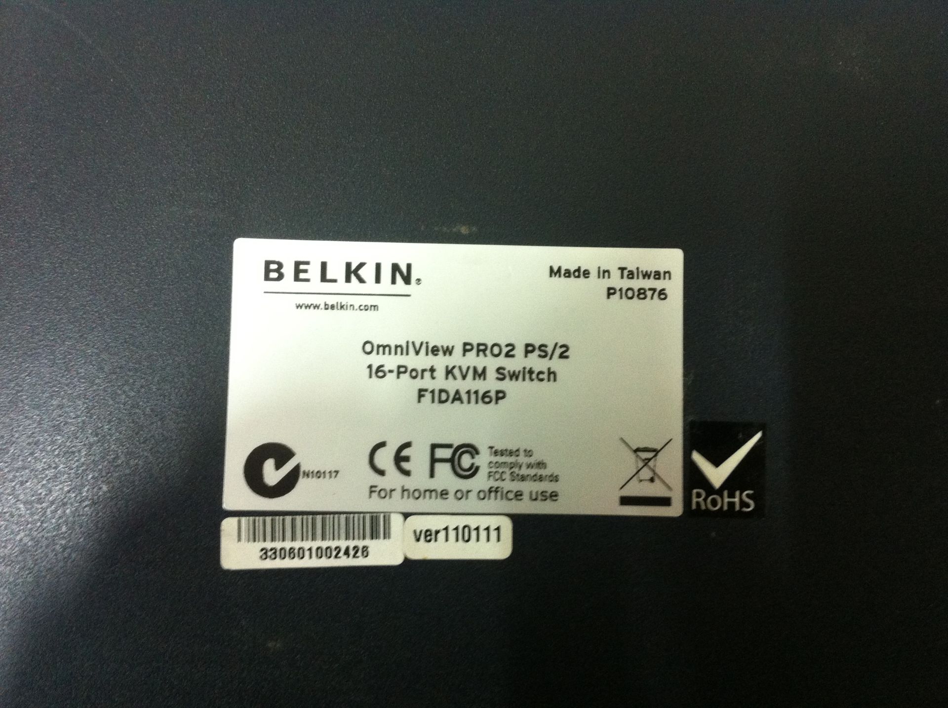 Belkin Omniview Pro 2 16 Port KVM Switch - Image 3 of 3