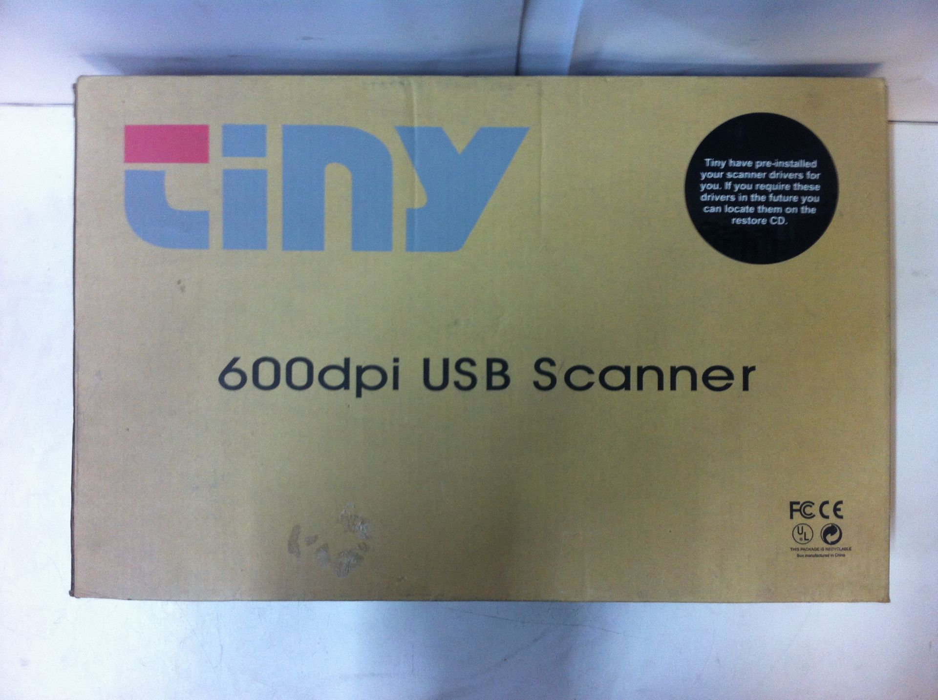 Tiny flatbed USB scanner