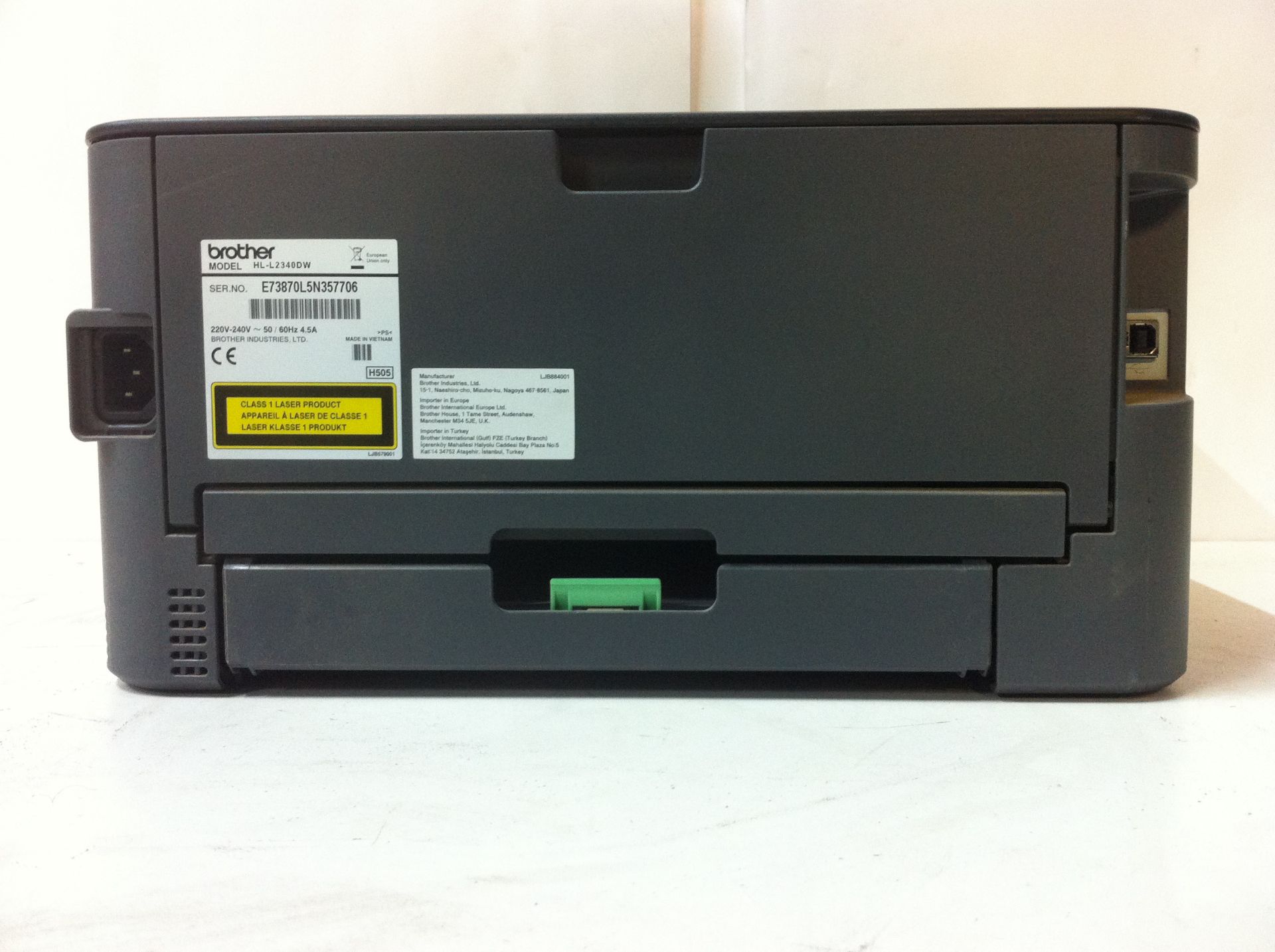 Brother HL-L2340DW Wireless laser printer - Image 3 of 4