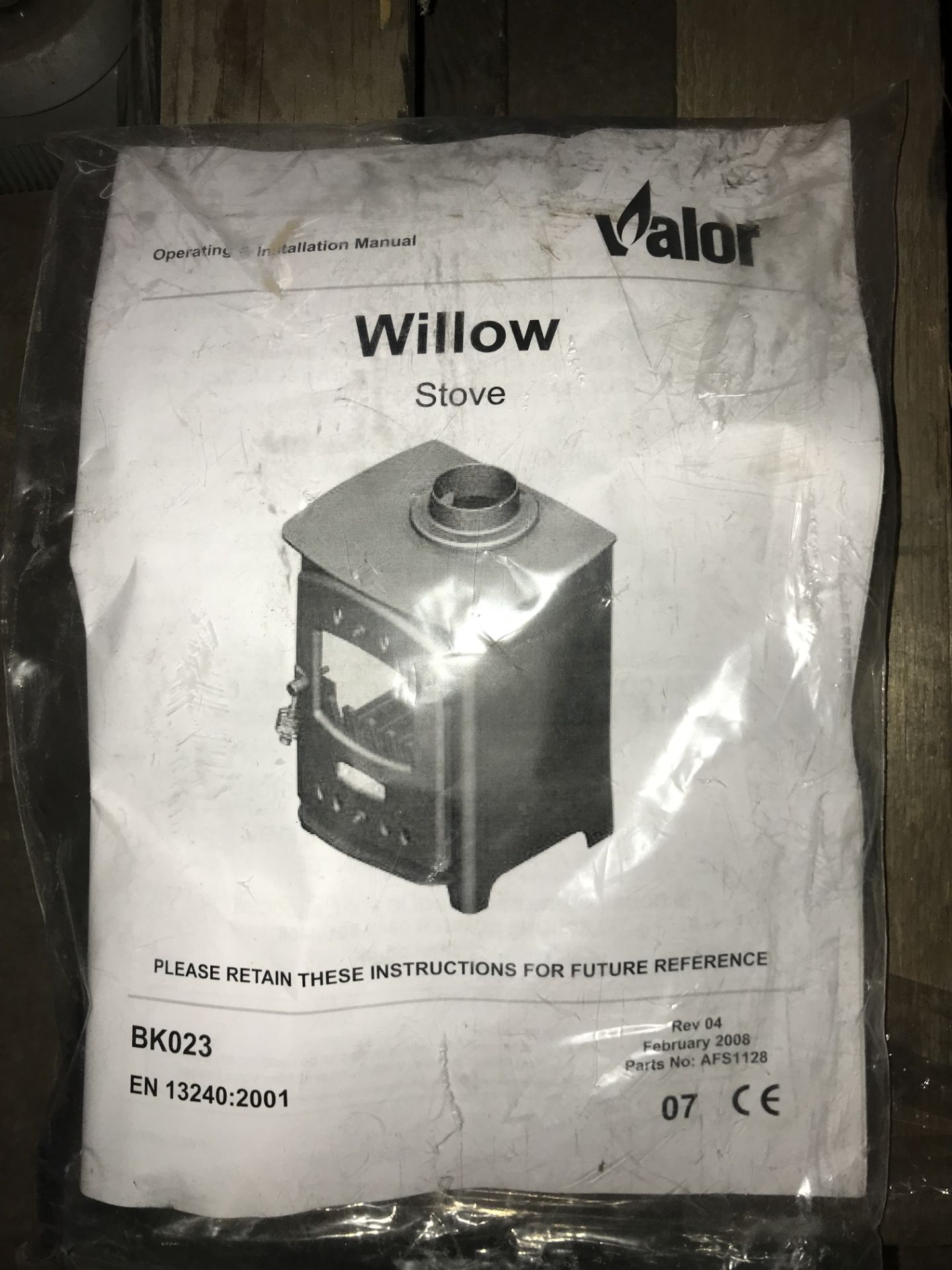 Unused Valor Willow Black Solid Fuel 4kW Stove - RRP£449.99 - Bild 3 aus 3