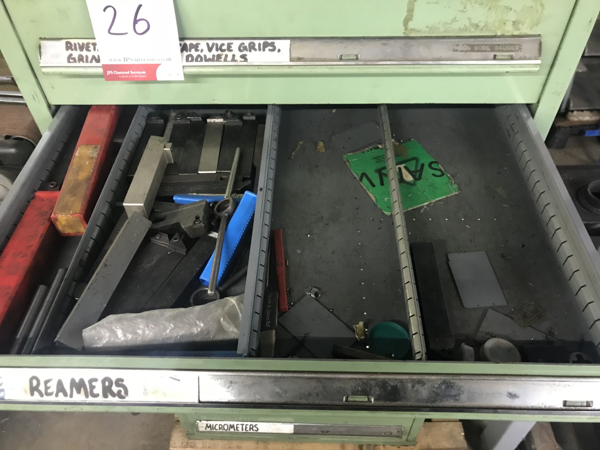 11 Drawer Tool Cabinet w/ Contents As Pictured - Bild 5 aus 8