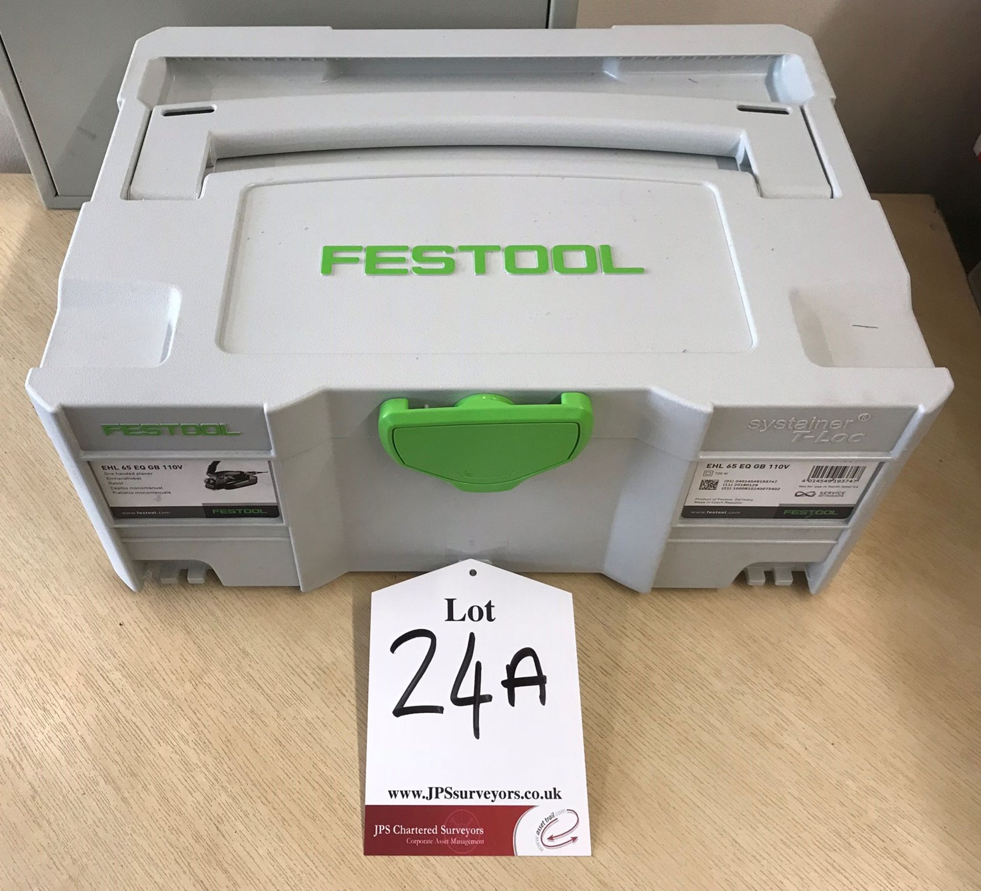 New Festool EHL 65 EQ GB 1-Handed Planer, 110 V - Image 2 of 4